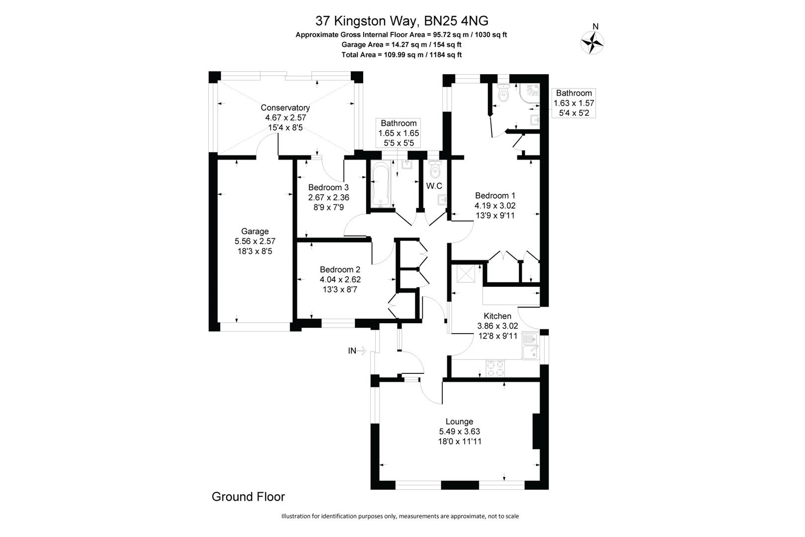 37, Kingston Way, Seaford floorplan