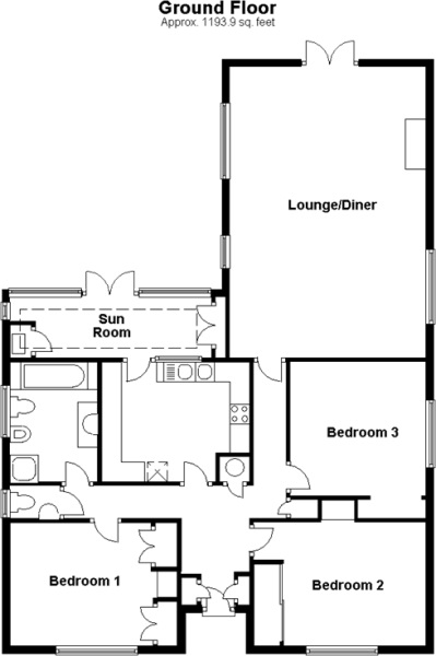 3 Bedrooms Bungalow for sale in Meath Green Lane, Horley, Surrey. RH6