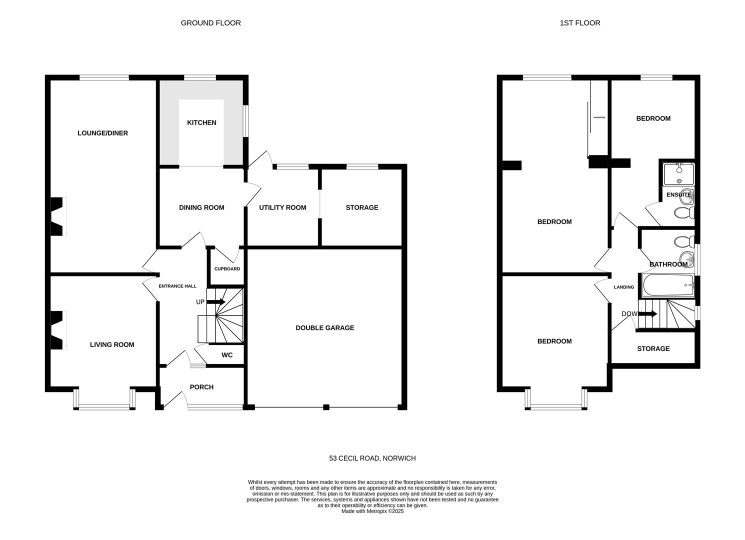 53, Cecil Road, Norwich floorplan