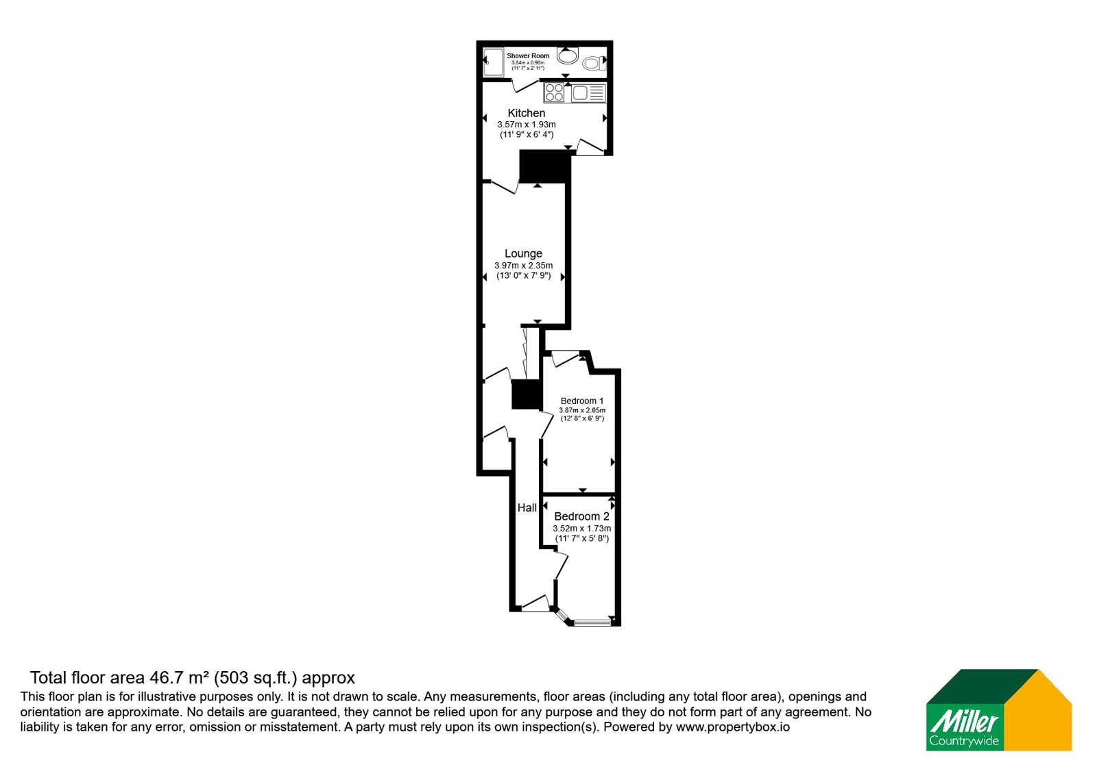 18, Alverton Street, Cornwall floorplan