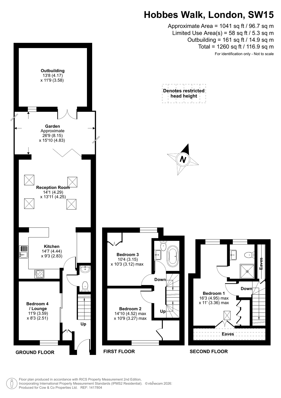 3, Hobbes Walk, London floorplan