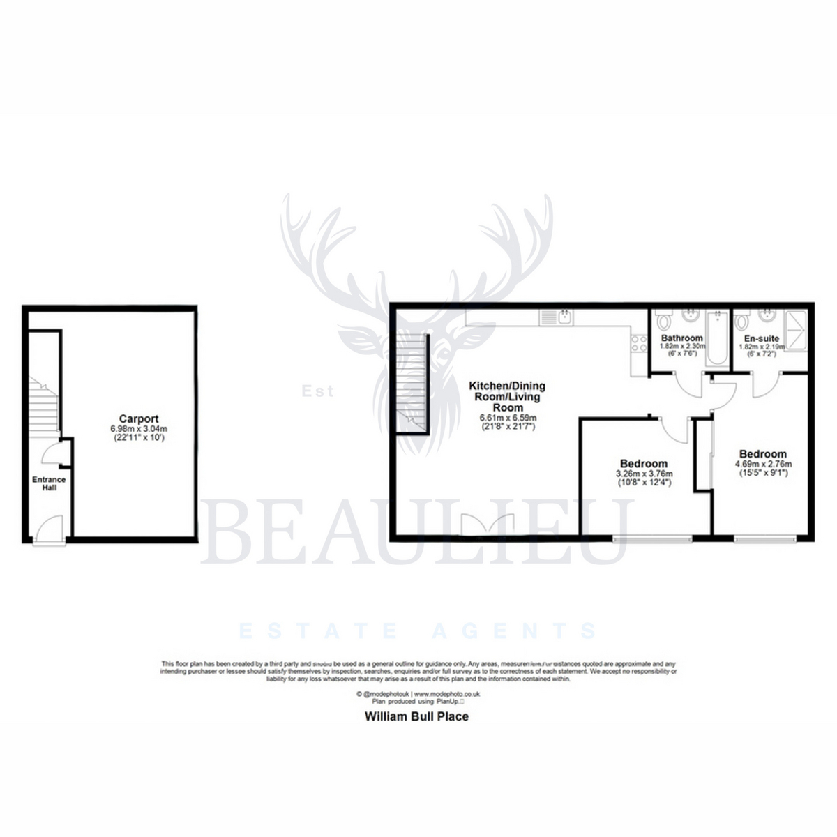 3, William Bull Place, Chelmsford floorplan