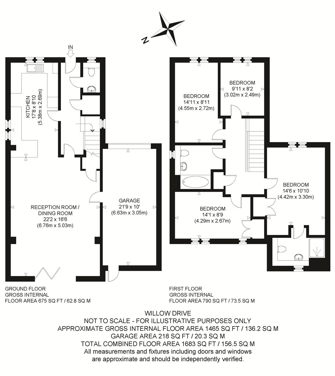 4, Willow Drive, Littlebourne floorplan