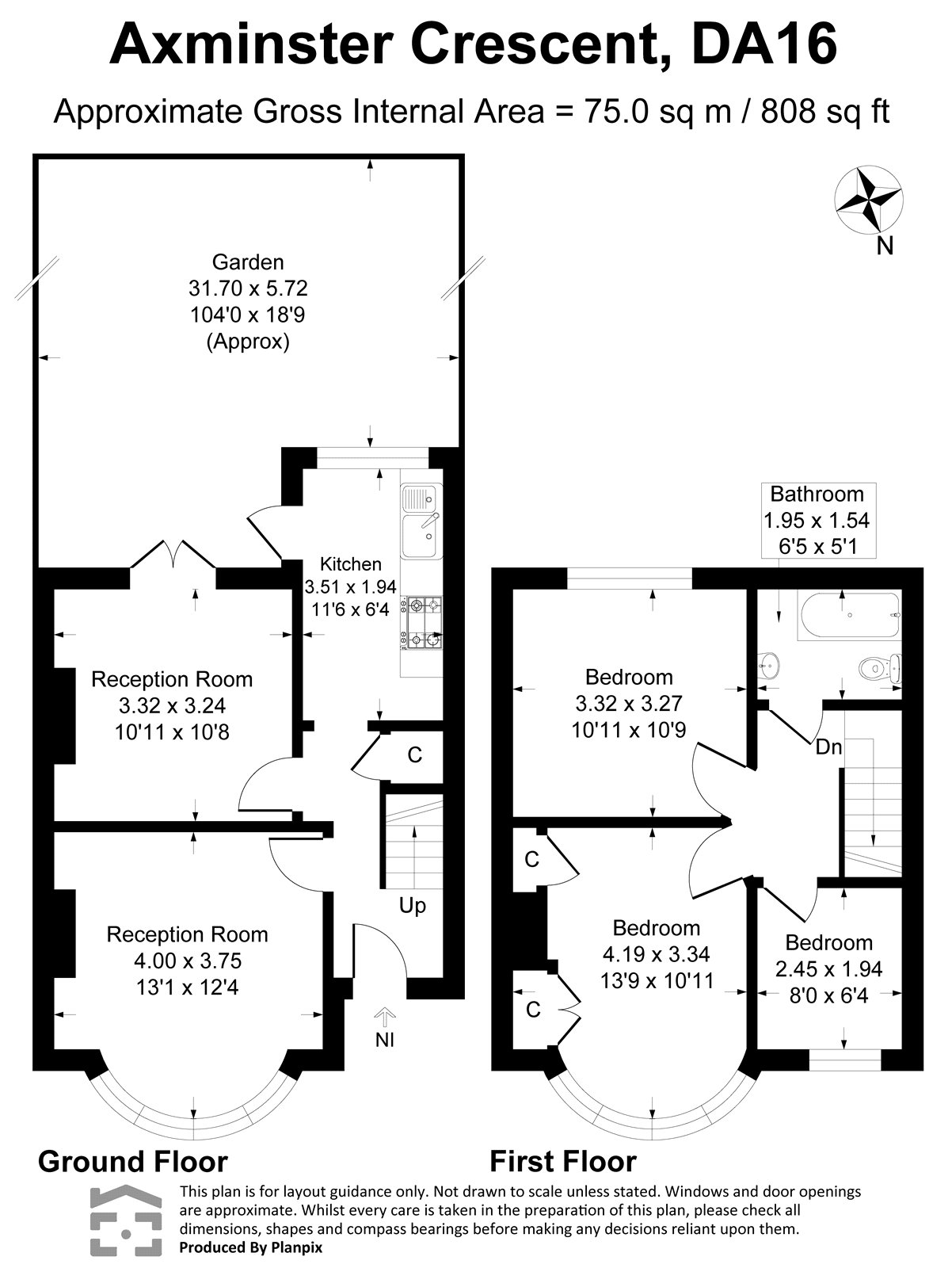 Axminster Crescent, Kent floorplan