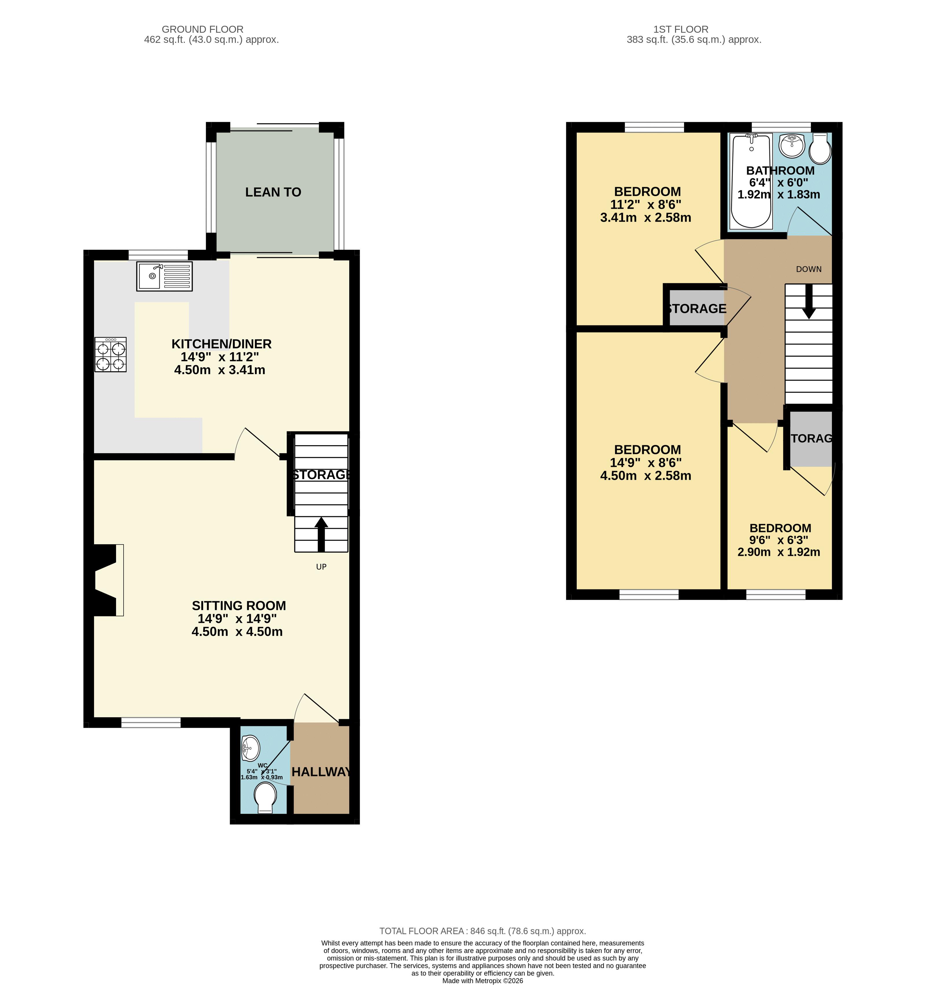 22, Westholme Road, Hereford floorplan