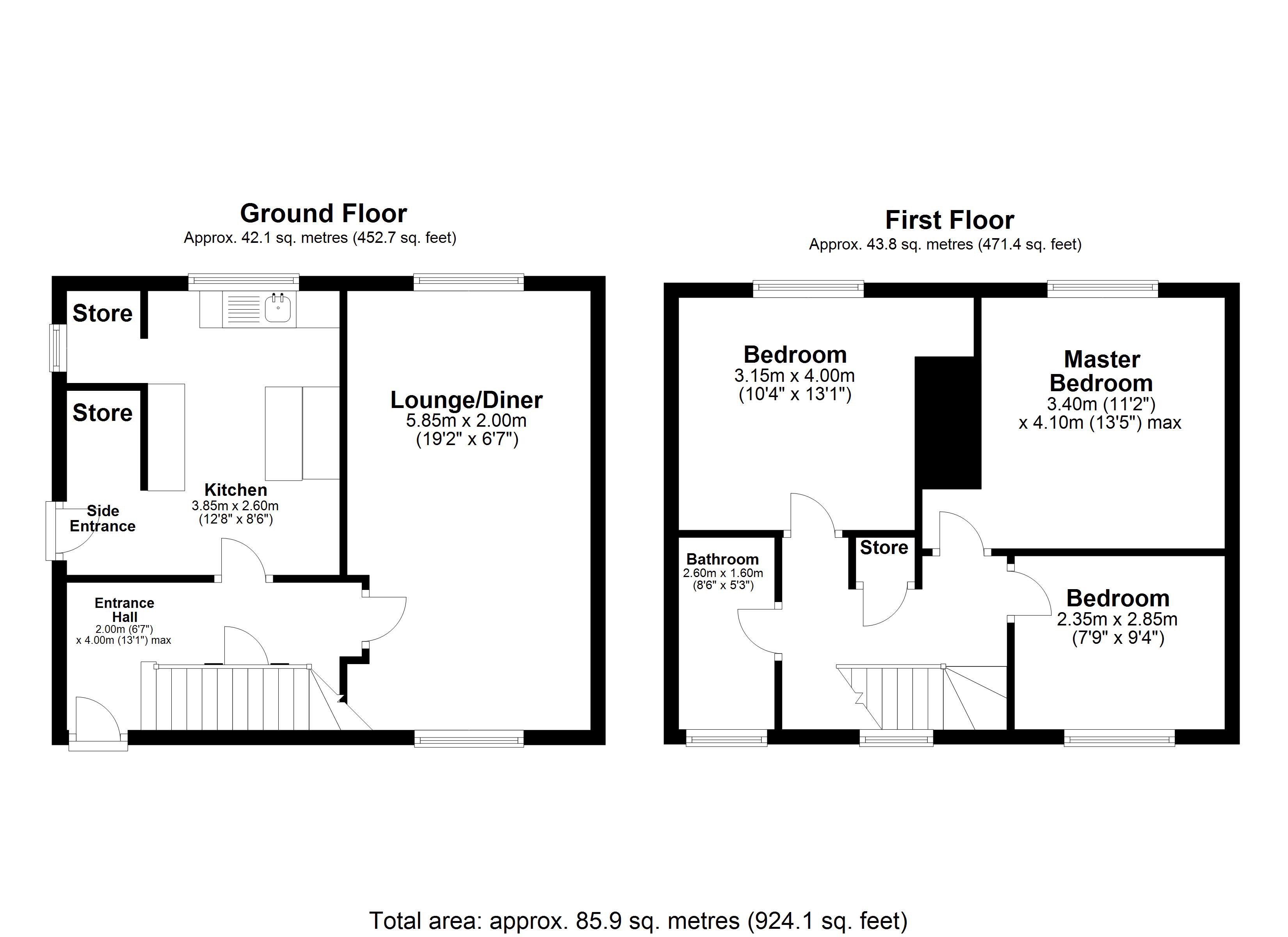 3 Bedrooms Semi-detached house for sale in Denhale Avenue, Wakefield WF2