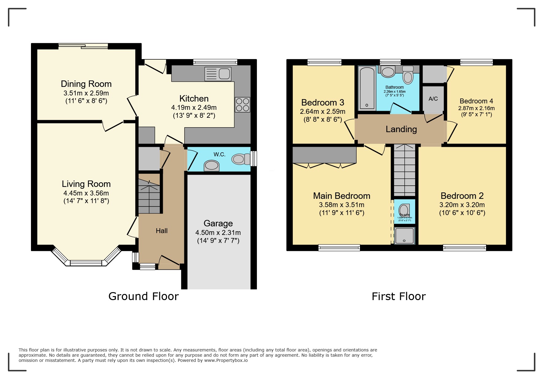 1, Merlin Way, Farnborough floorplan