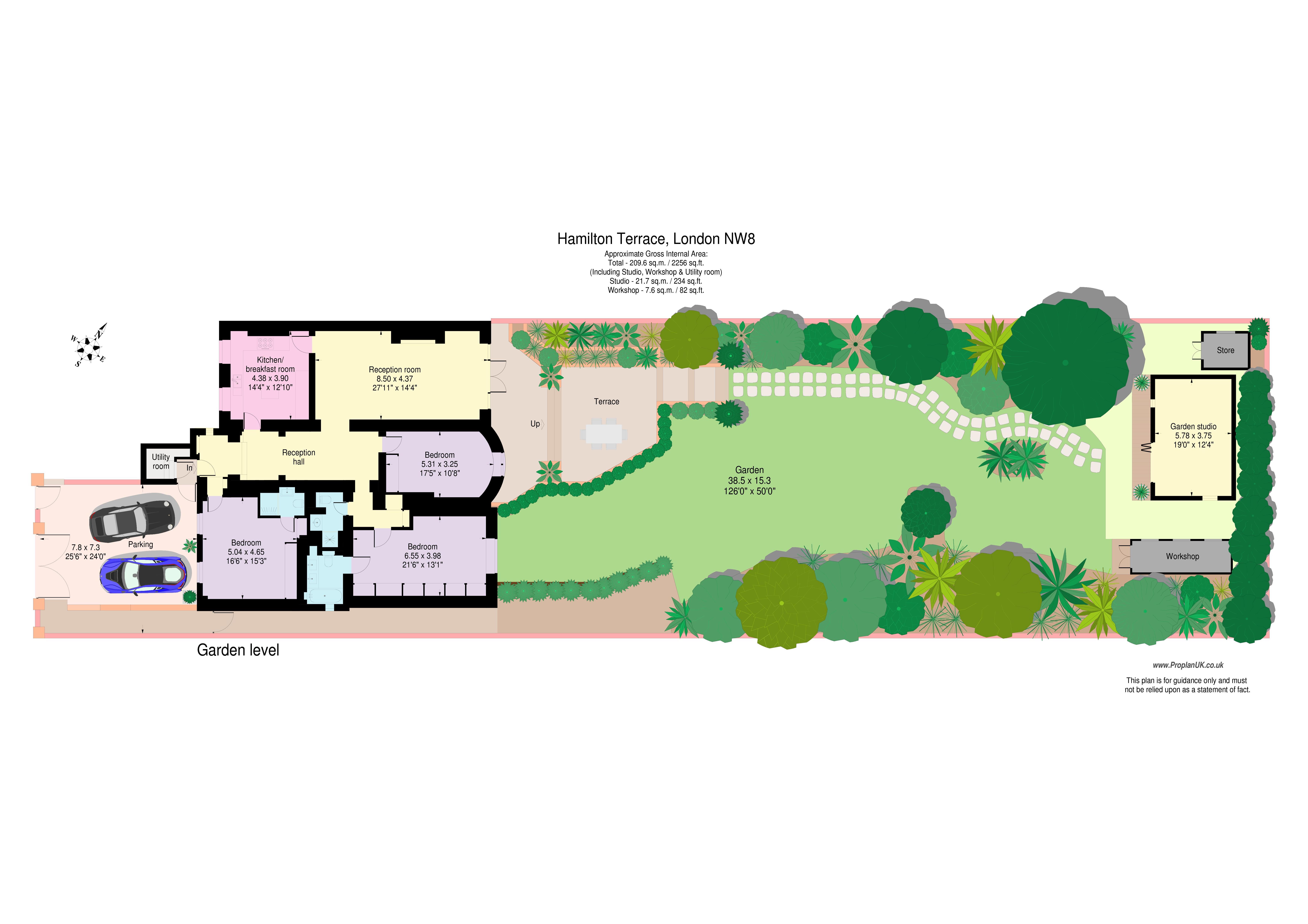 118, Hamilton Terrace, London floorplan