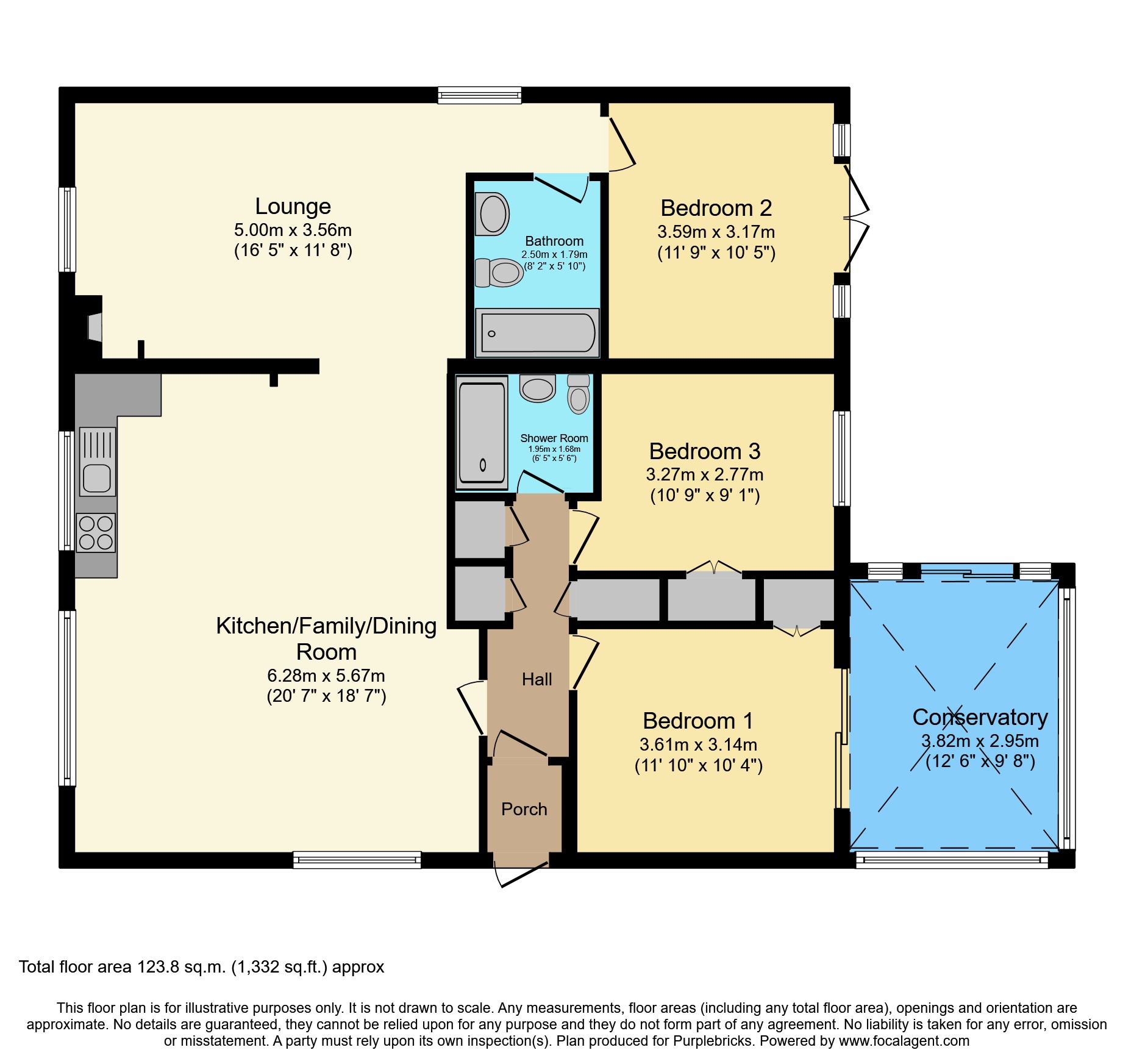 1, Cherry Tree Drive, Eastergate, Chichester floorplan