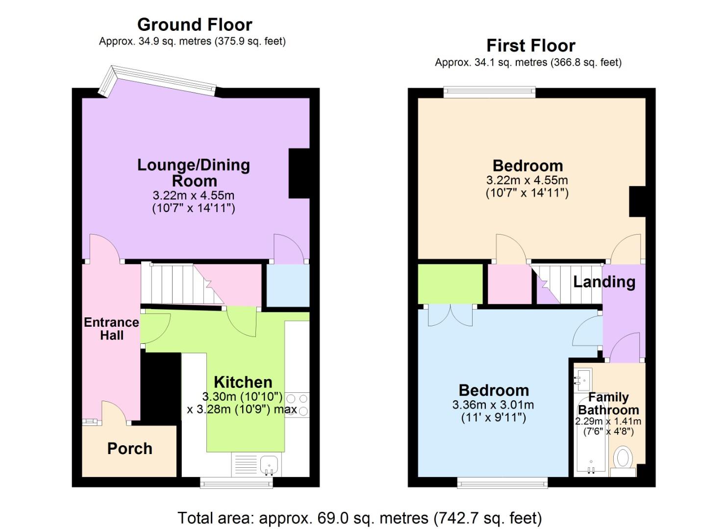 Gravel Hill, Tile Hill, Coventry CV4, 2 bedroom end terrace house for