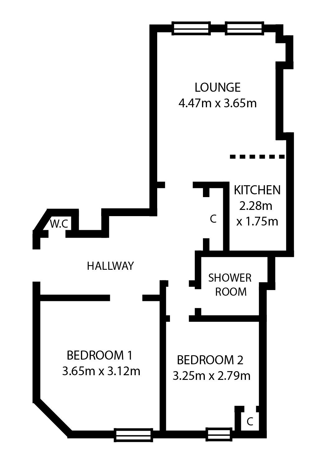 2 Bedrooms Flat for sale in Flat 1/3, 101, West Graham Street, Garnethill, Glasgow G4