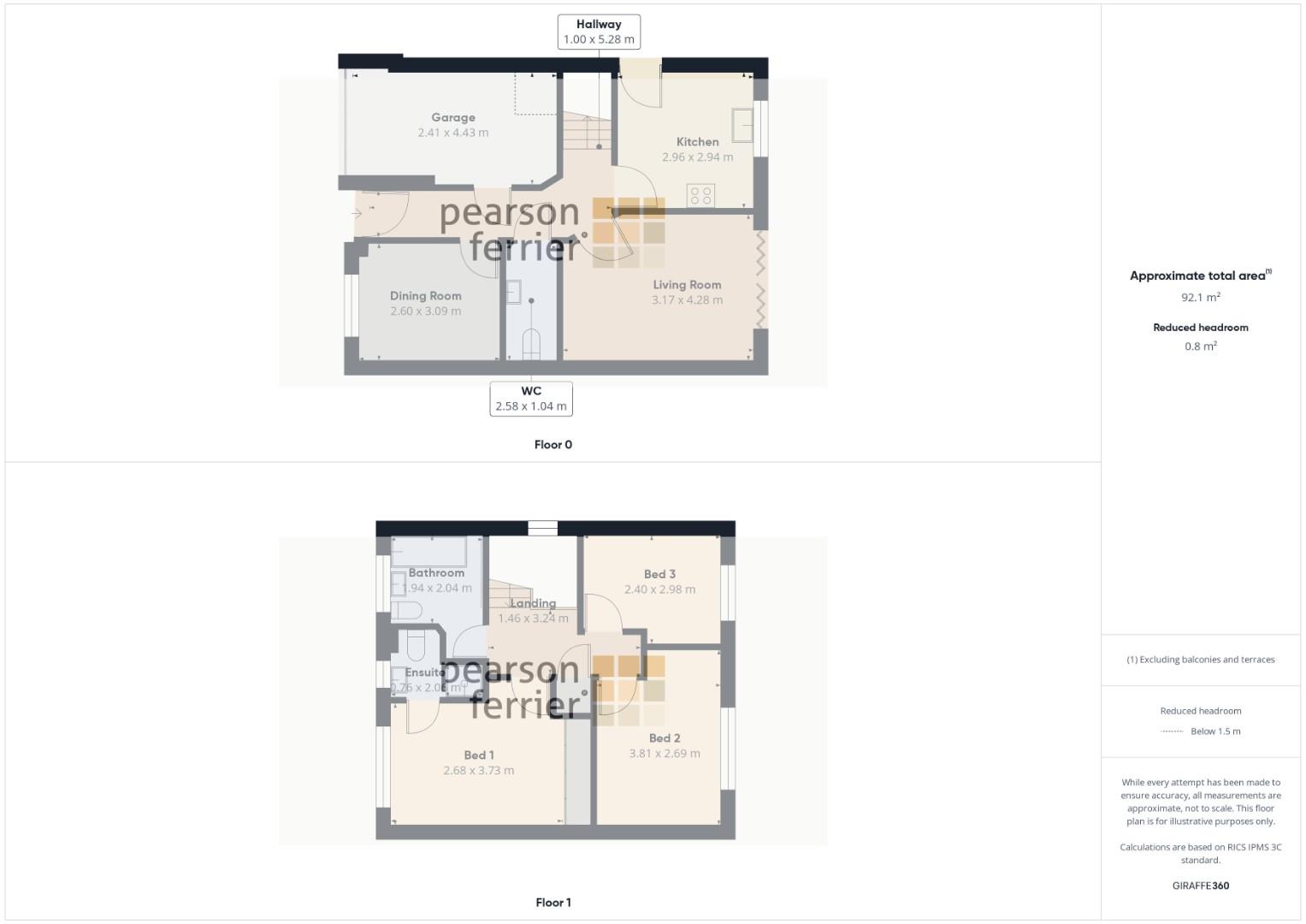 78, Ward Way, Rossendale floorplan