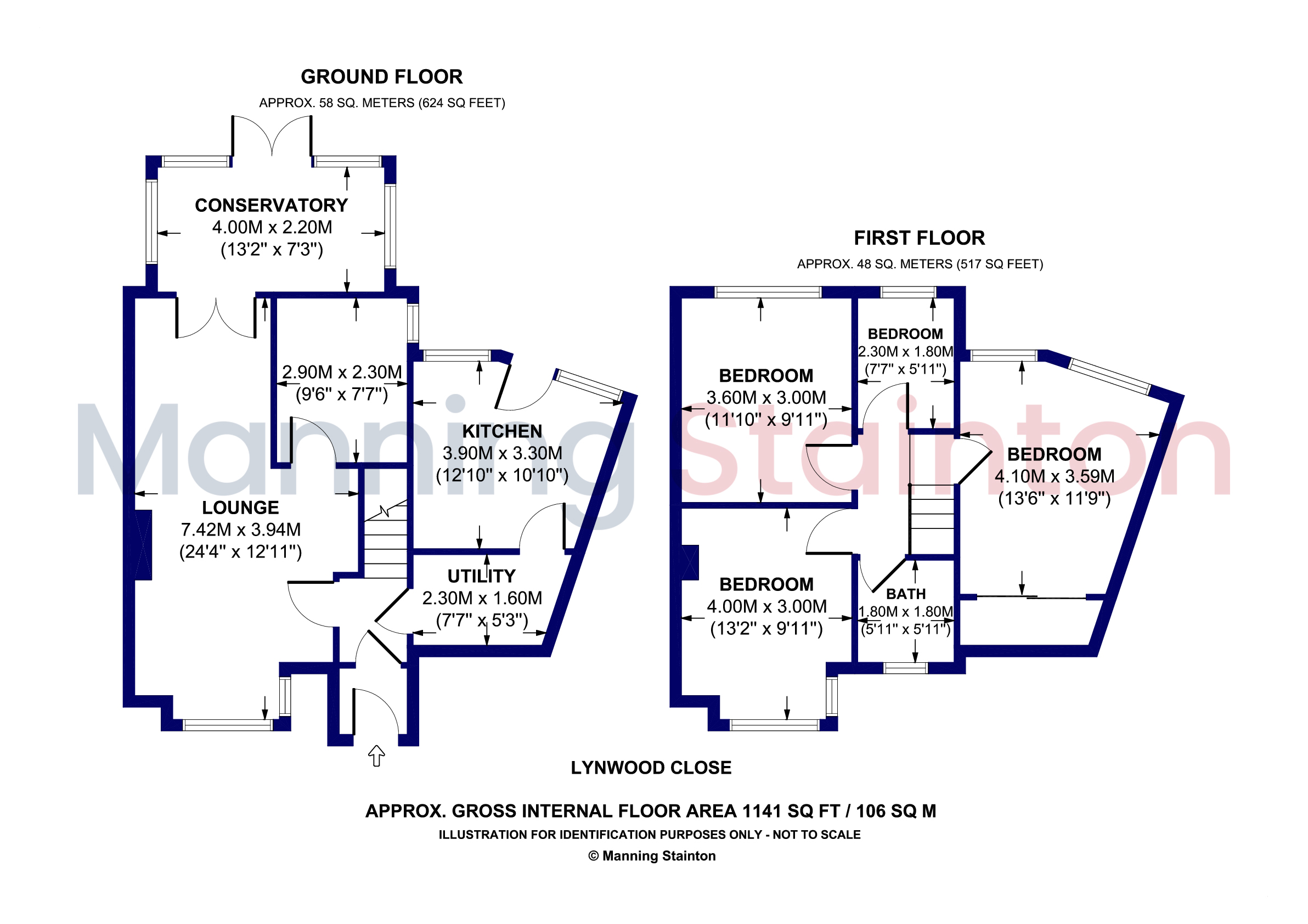 23, Lynwood Close, Pontefract floorplan