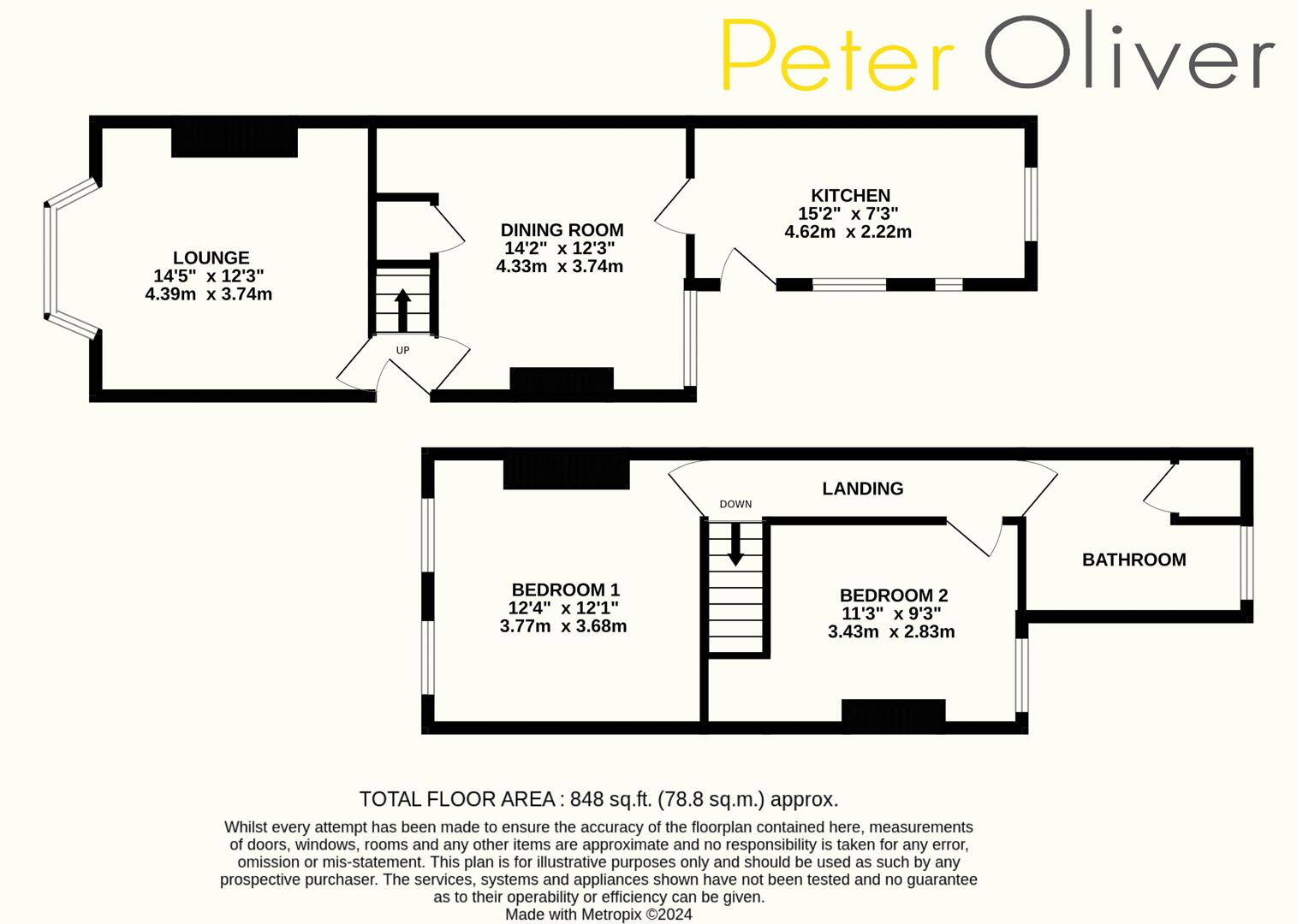 7, Mottins Hill, Crowborough floorplan