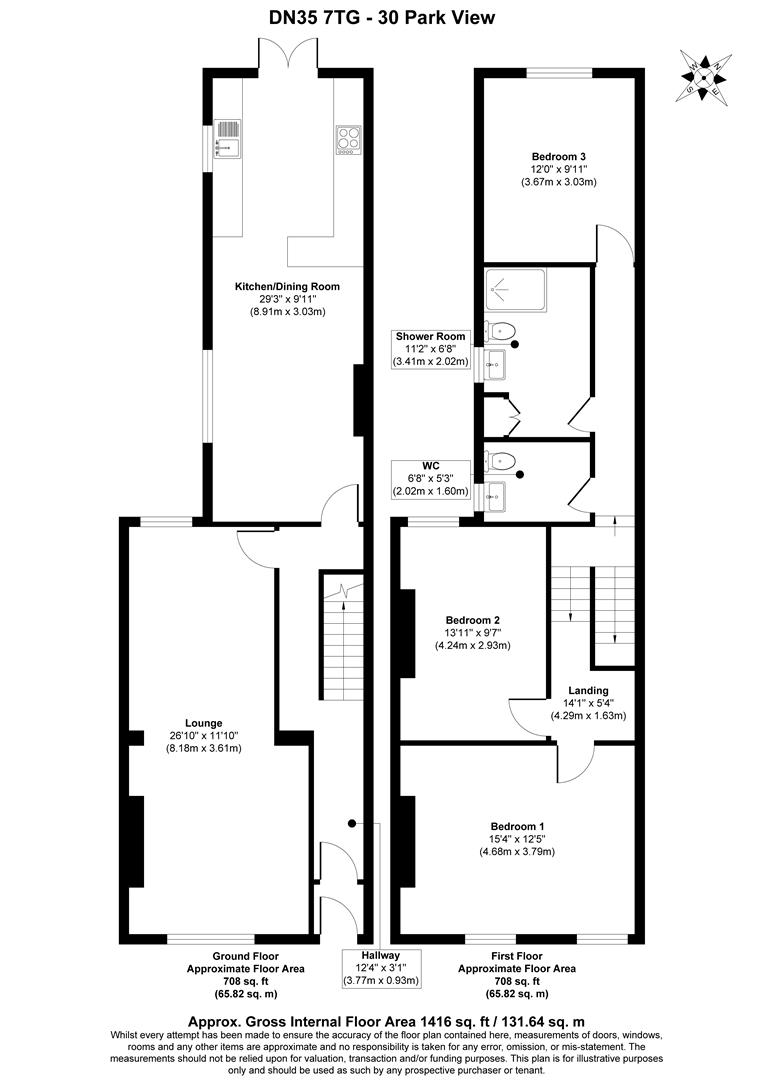 30, Park View, Cleethorpes floorplan