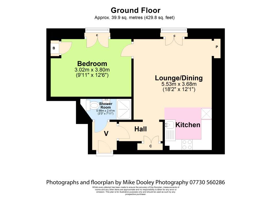 1 Bedrooms Flat for sale in 24 (Pf3) Dean Park Street, Edinburgh, Stockbridge EH4