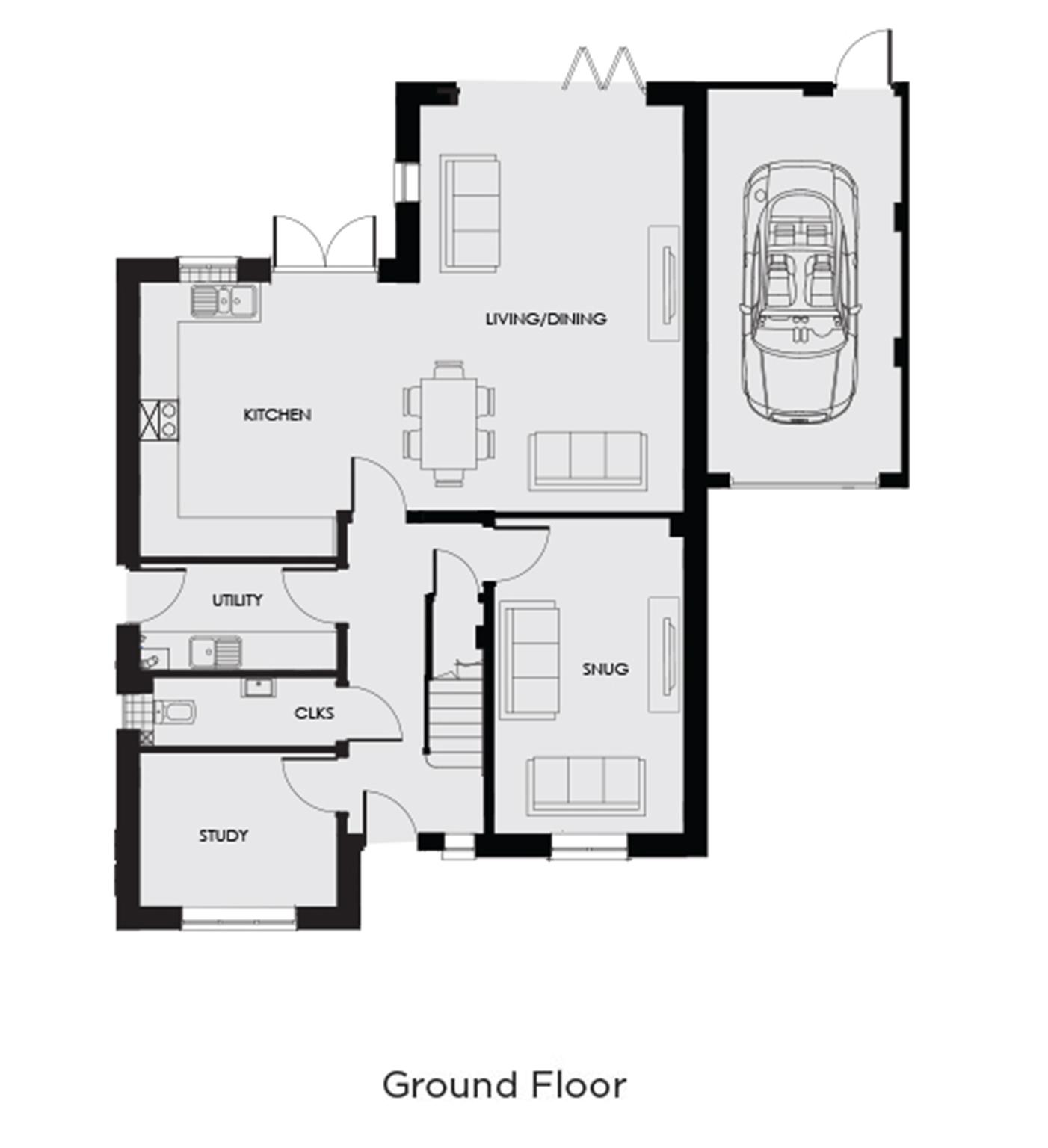 4 Bedrooms Detached house for sale in The Chestnuts, Winscombe, Somerset BS25