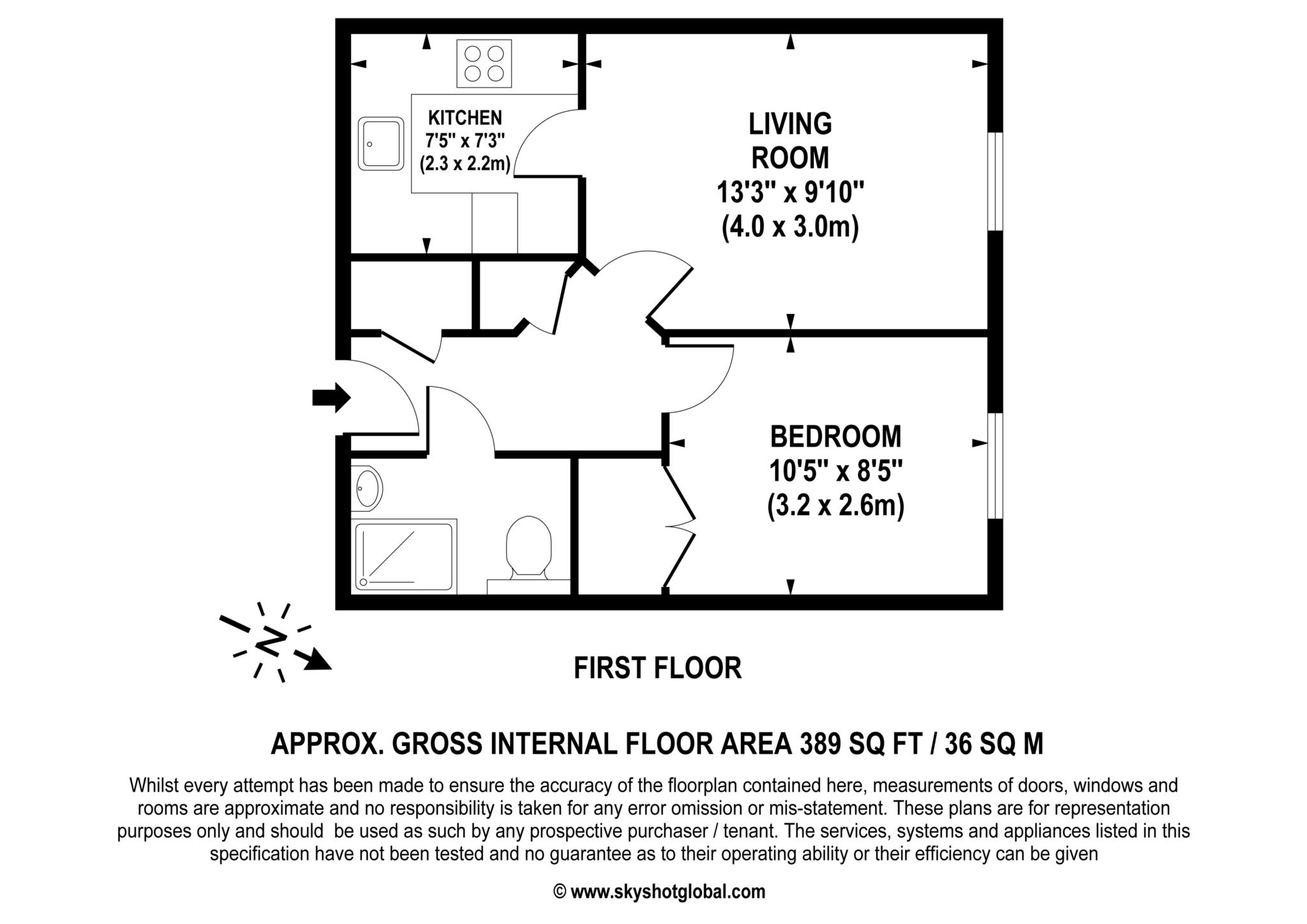 18 Academy Gate, London Road, Camberley floorplan