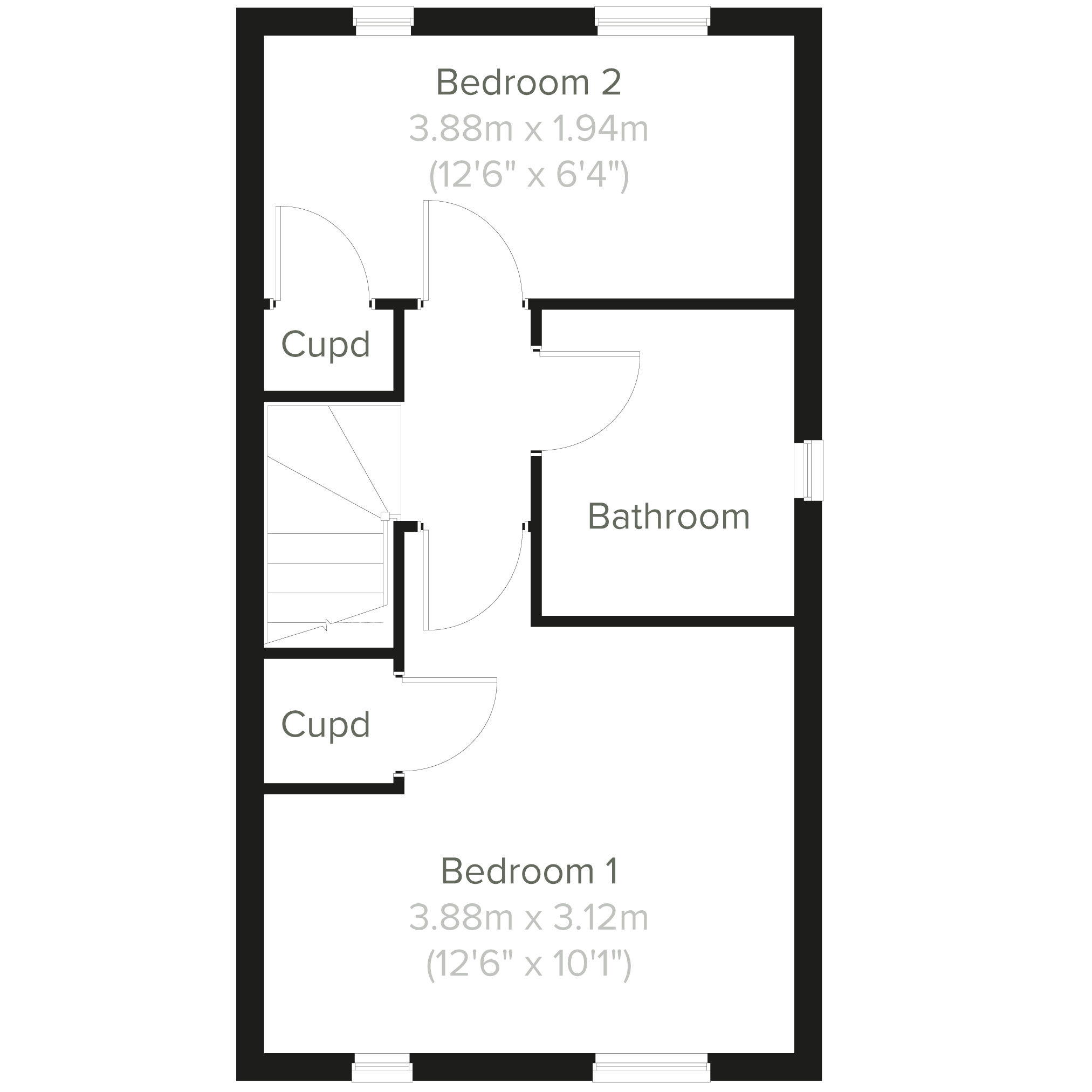 "The Alnmouth" at Sunflower Street, Worthing BN13, 2 bedroom end
