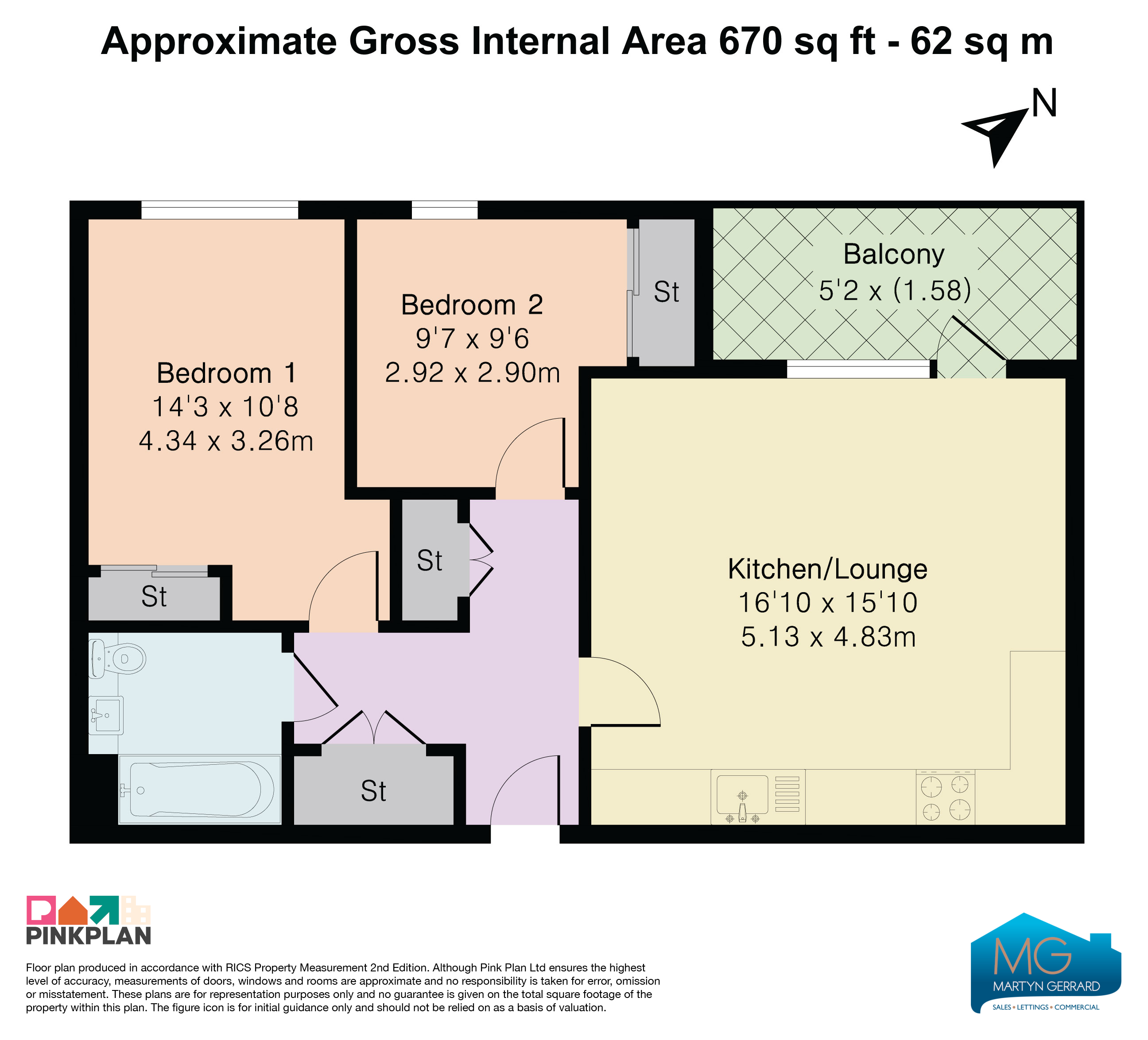 Flat 13, Aphrodite Court, 15, Dollis Valley Drive, Barnet floorplan