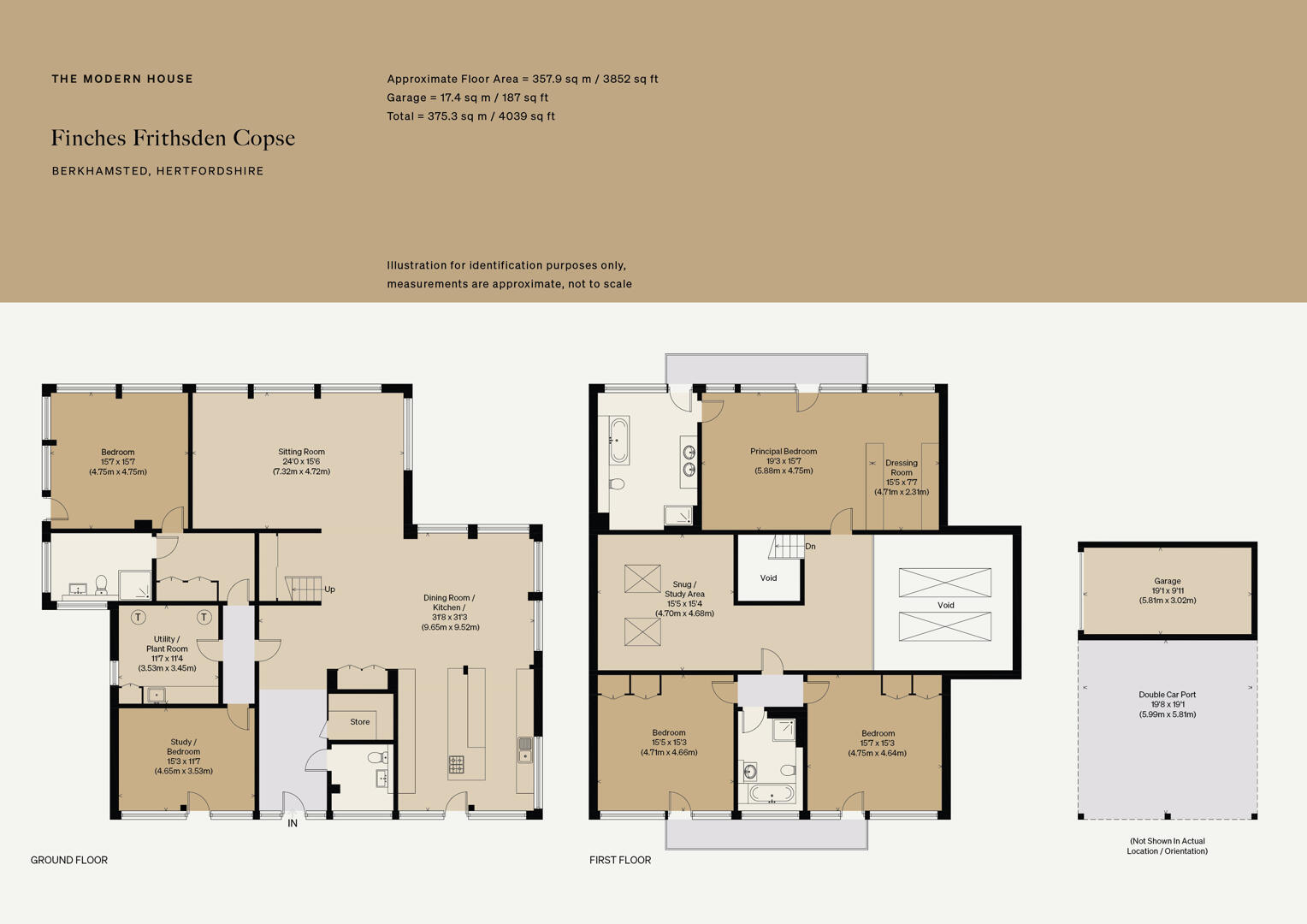 Finches, Frithsden Copse, Berkhamsted floorplan