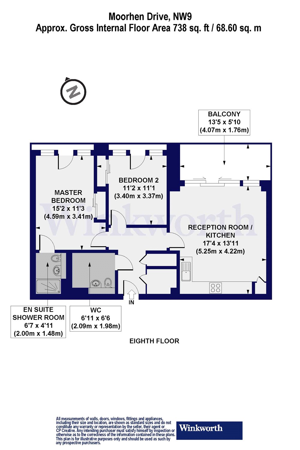 2 Bedrooms Flat to rent in Hawfinch House, 1 Moorhen Drive, London NW9