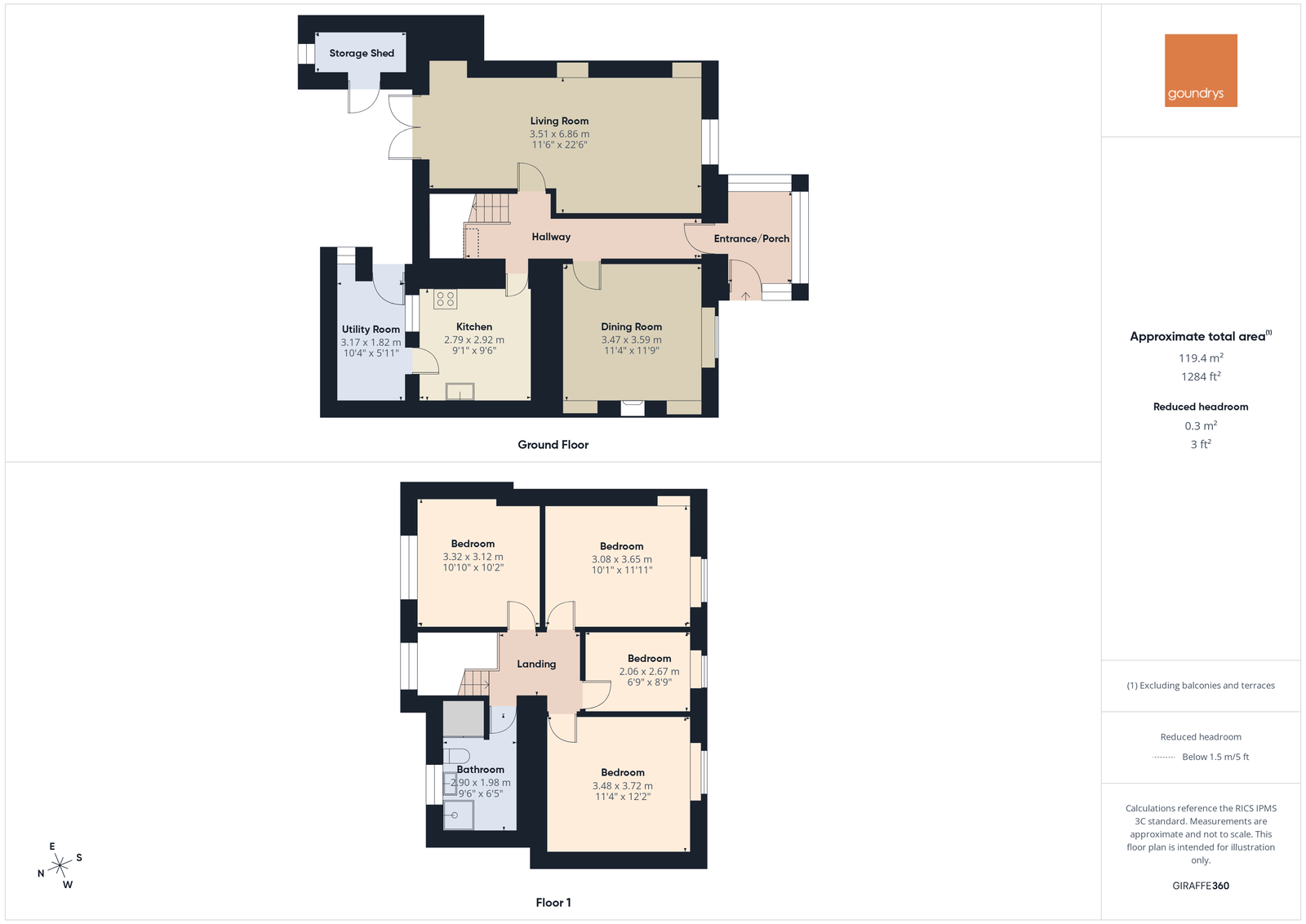 1, Pengarth Road, St. Agnes floorplan