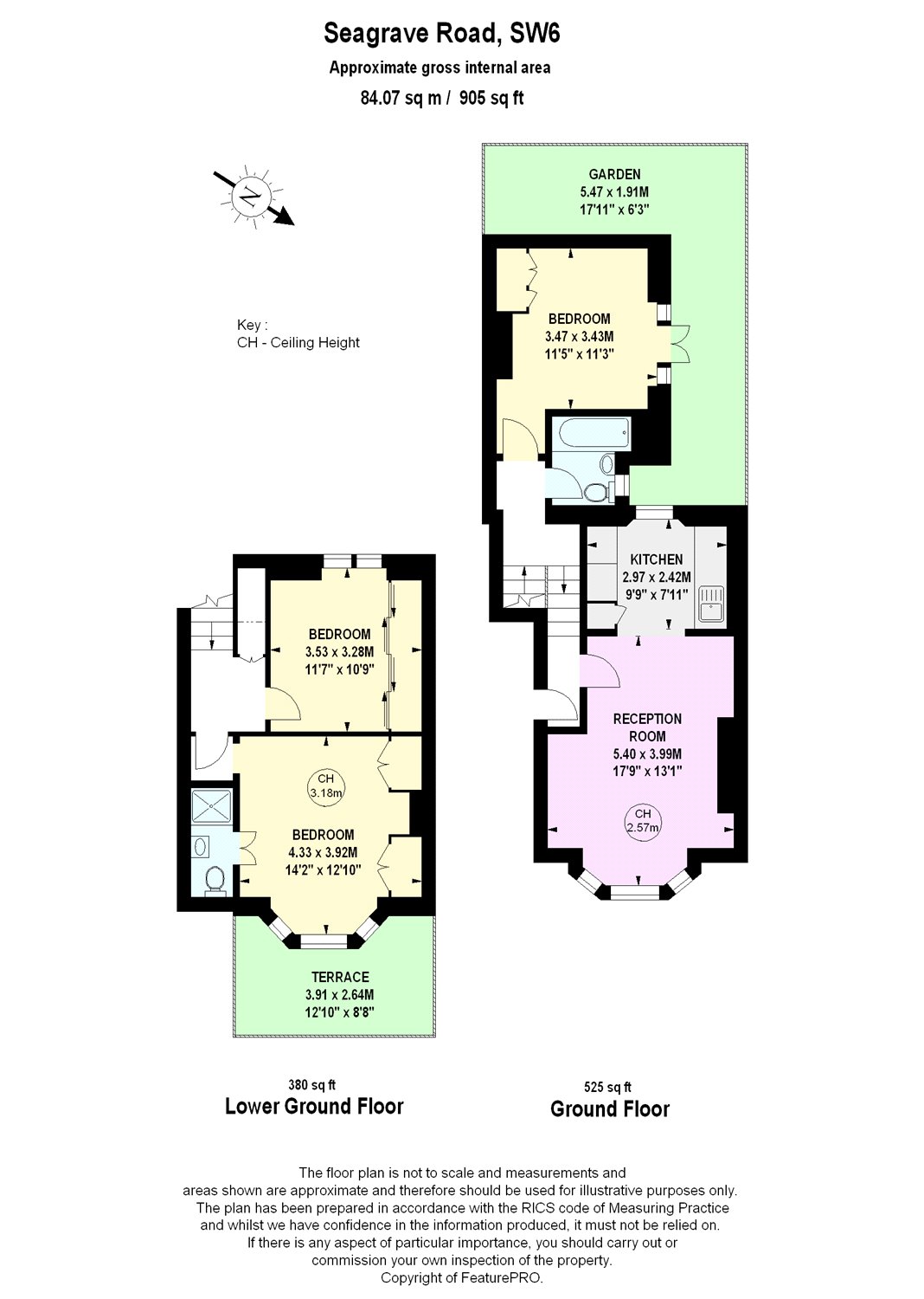 3 Bedrooms Flat for sale in Seagrave Road, London SW6