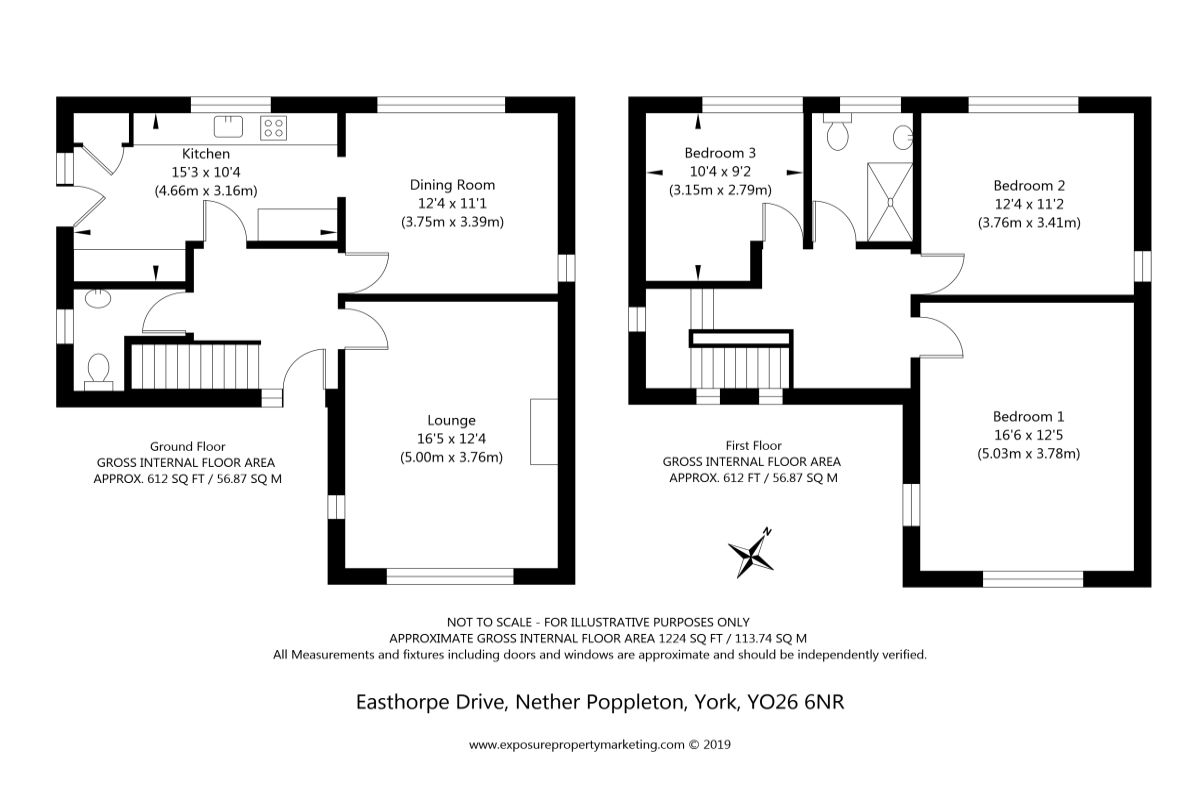 3 Bedrooms Detached house for sale in Easthorpe Drive, Nether Poppleton, York YO26