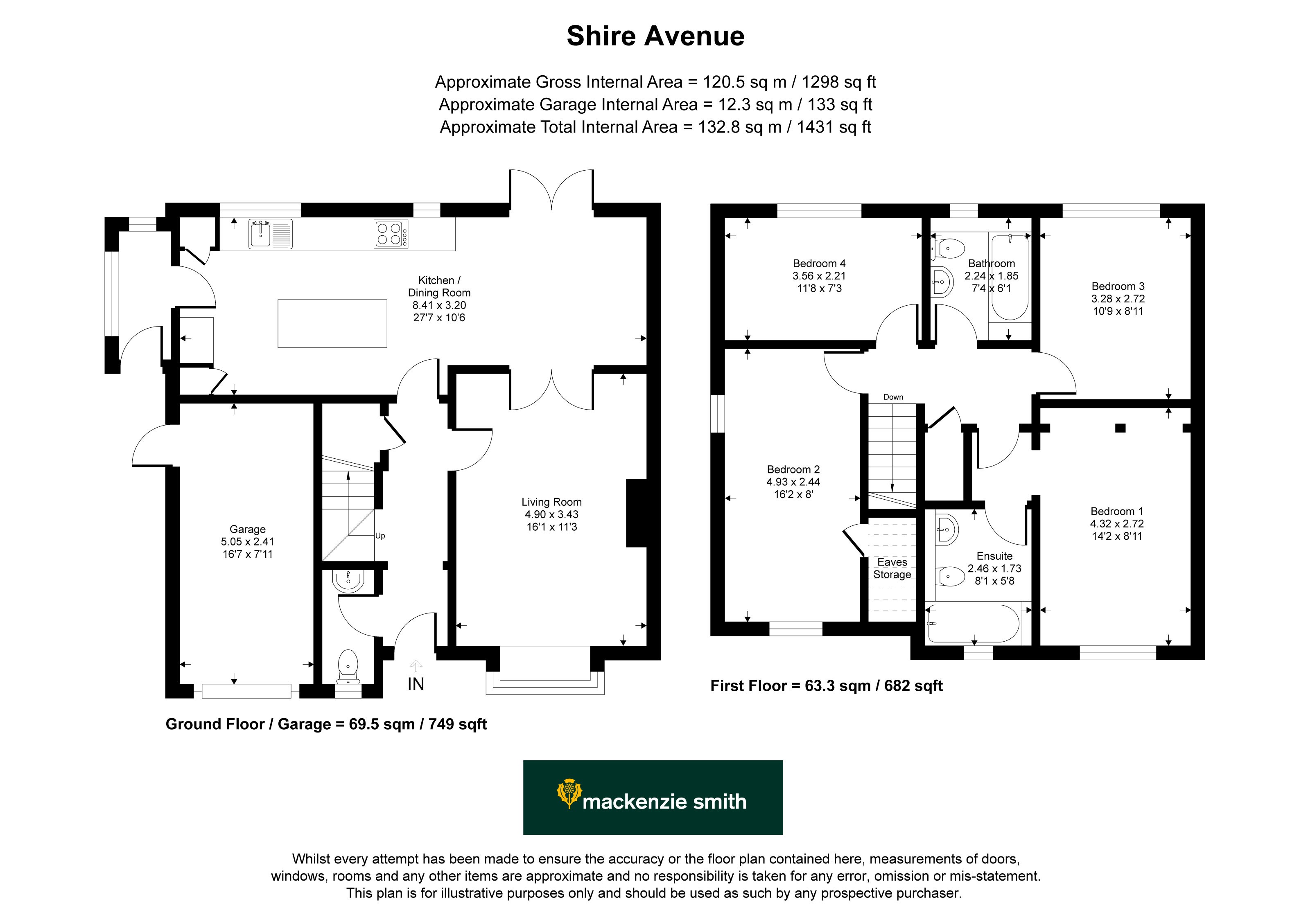 6, Shire Avenue, Hampshire floorplan