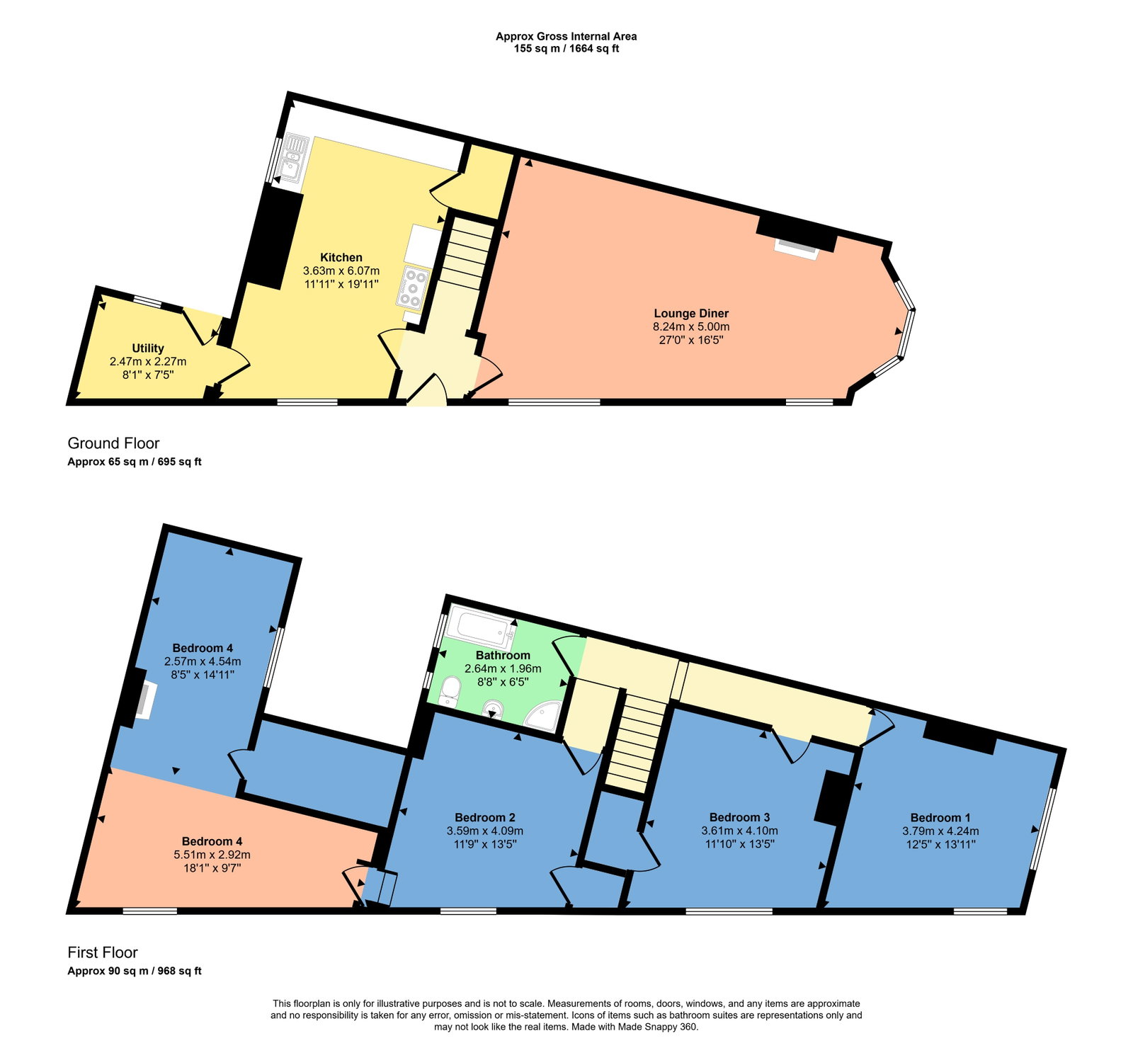 1, Brown Street, Workington floorplan