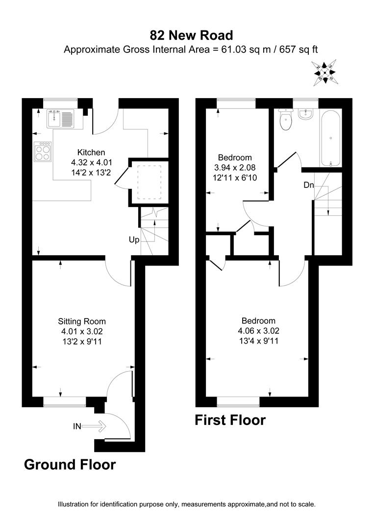 82, New Road, Woodstock floorplan