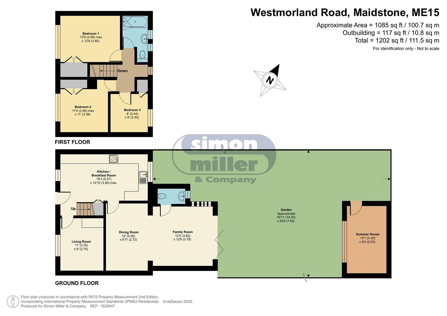 59, Westmorland Road, Maidstone floorplan