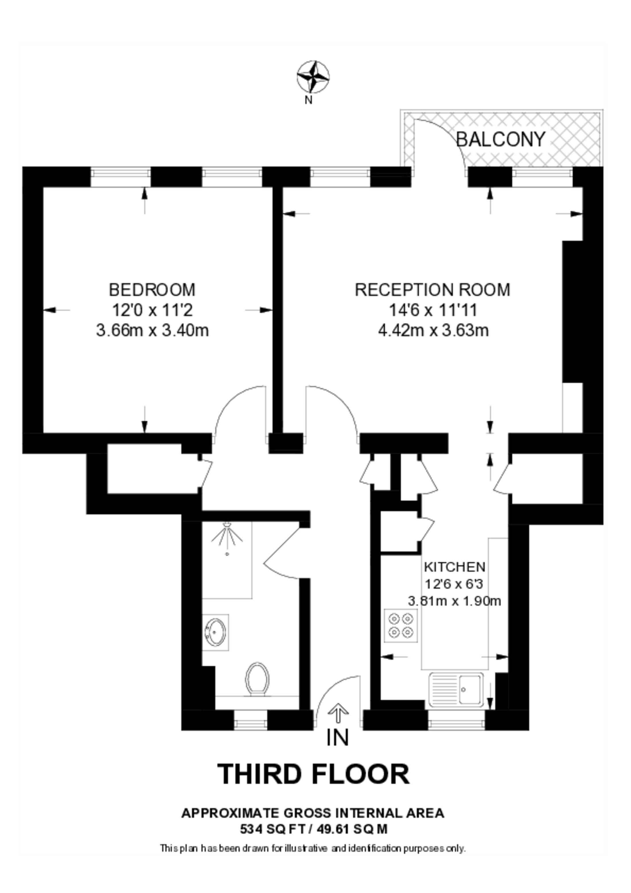 Dennington Park Road, West Hampstead floorplan
