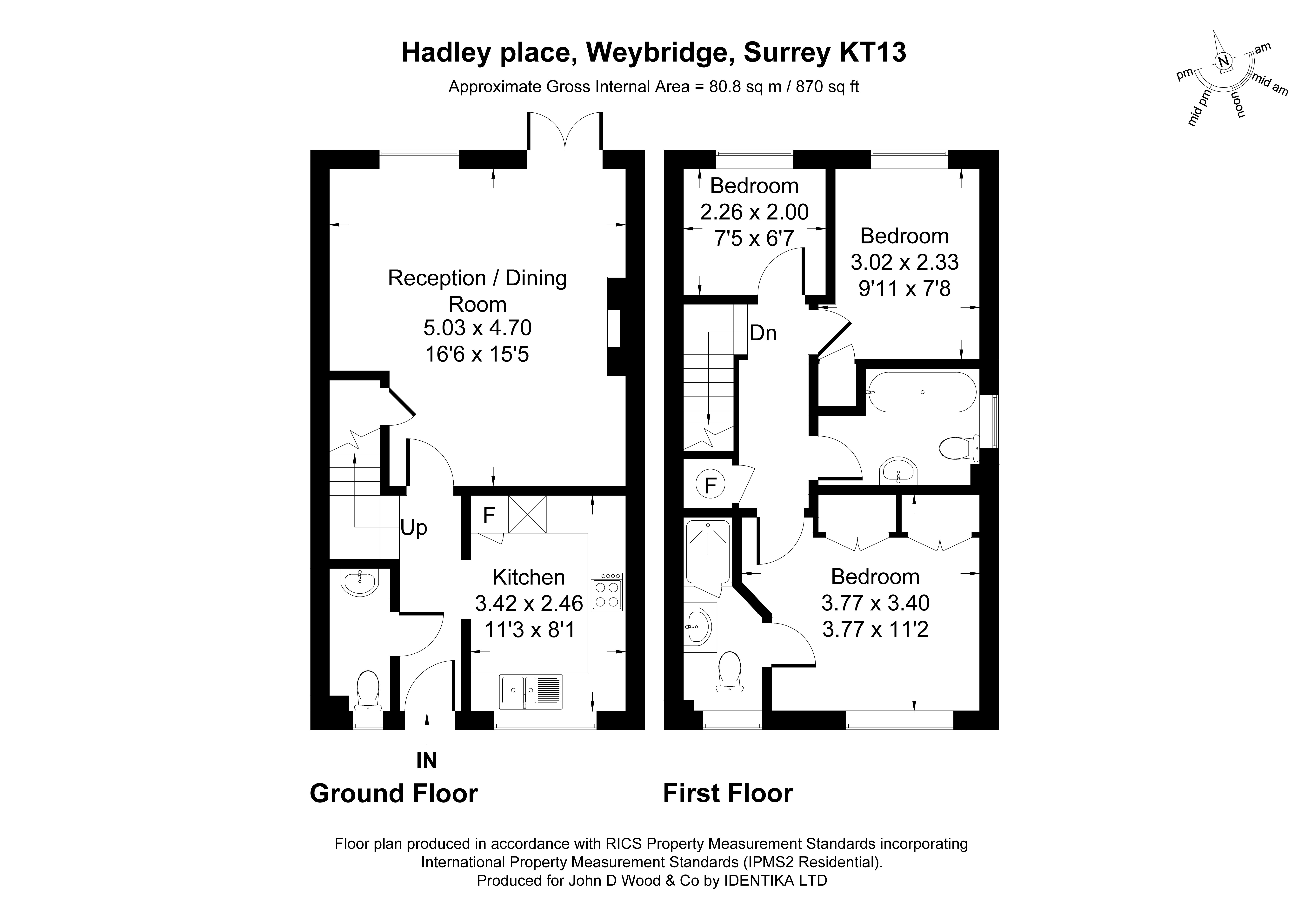 8, Hadley Place, Surrey floorplan
