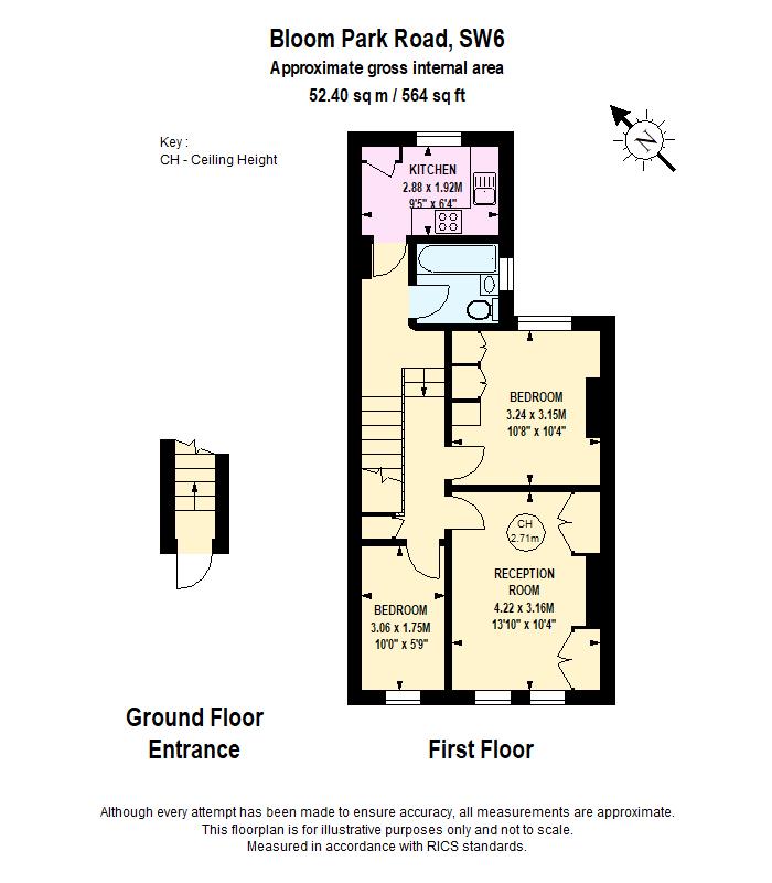 Bloom Park Road, London floorplan