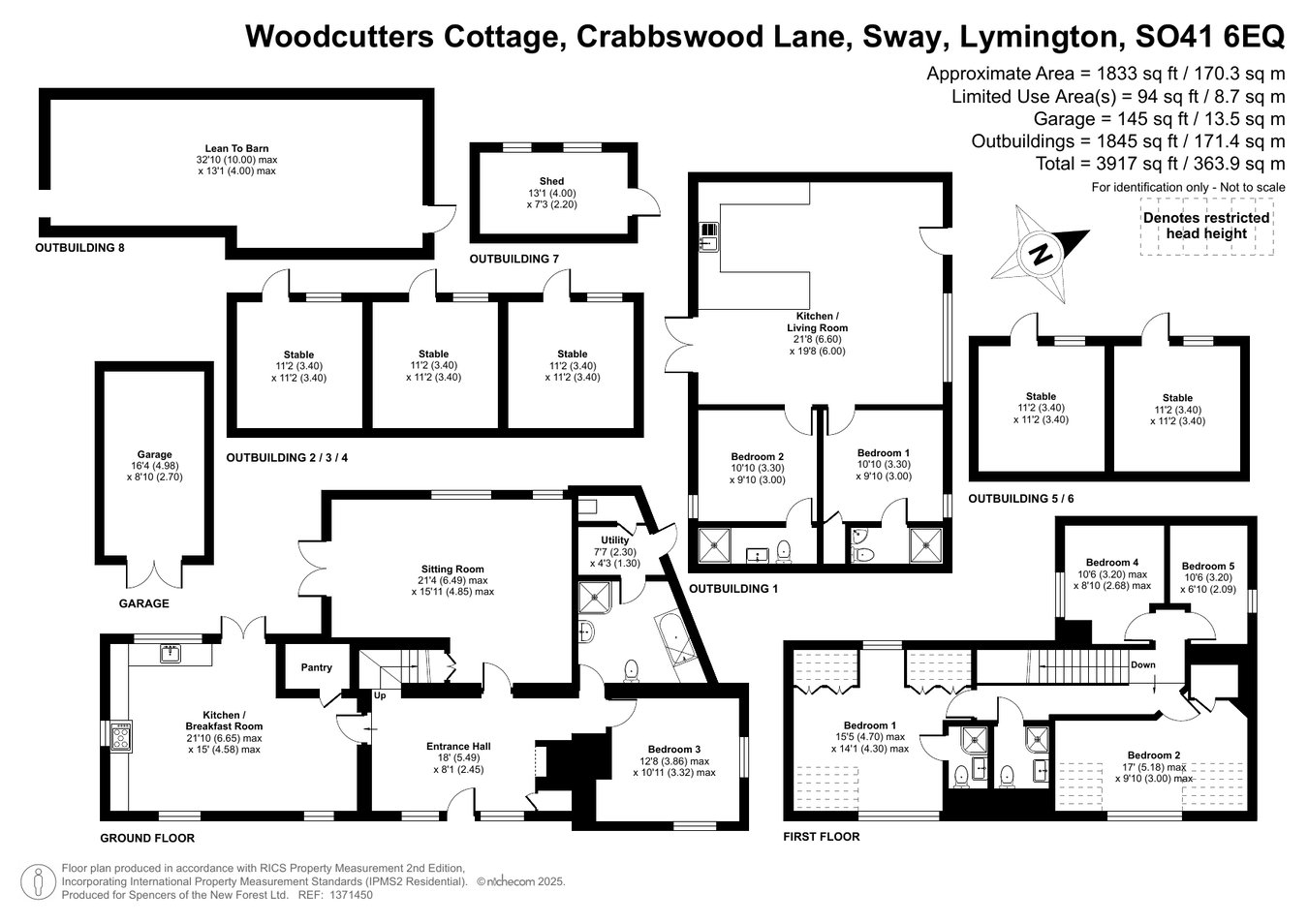 Woodcutters Cottage, Crabbswood Lane, Lymington floorplan
