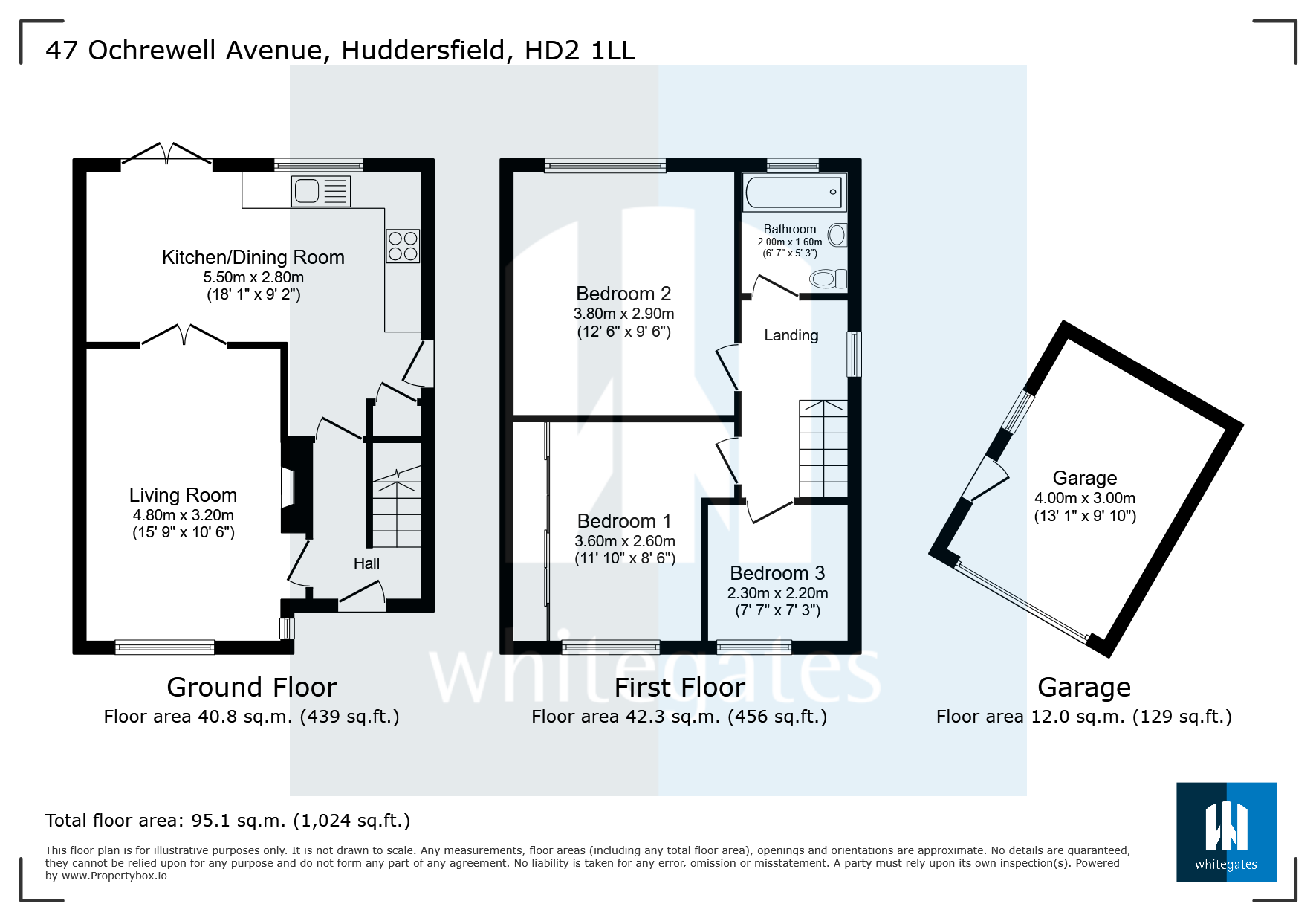 47, Ochrewell Avenue, Huddersfield floorplan
