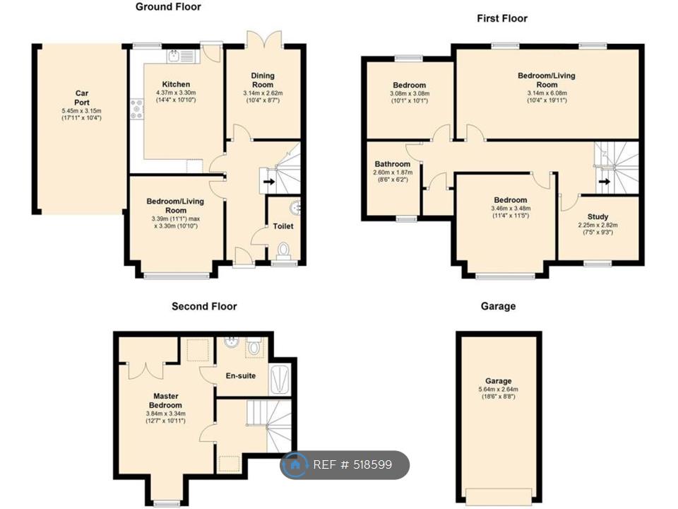 1 Bedrooms  to rent in Aster Way, Cambridge CB4