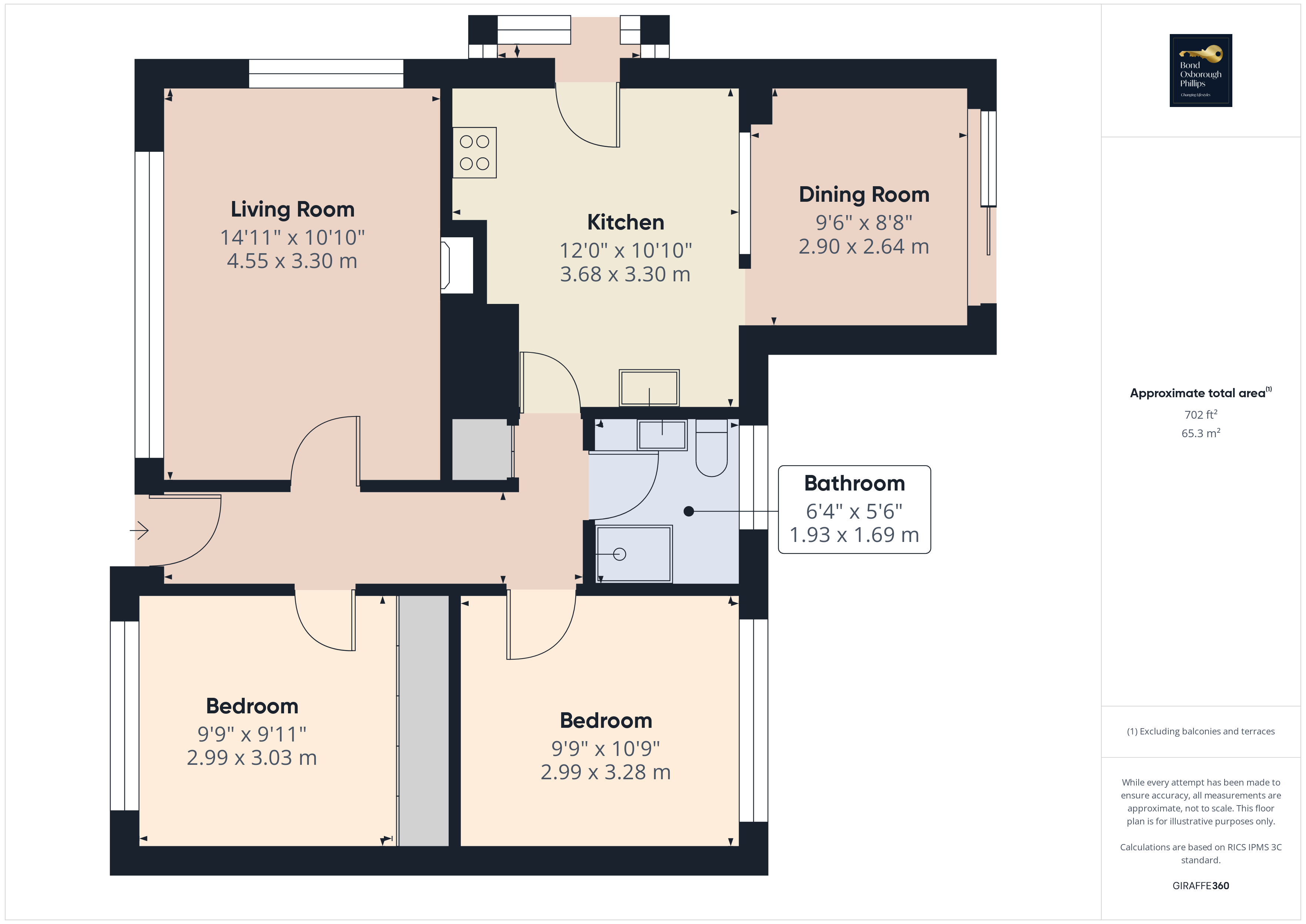 Cedars, 12, The Down, Yelverton floorplan