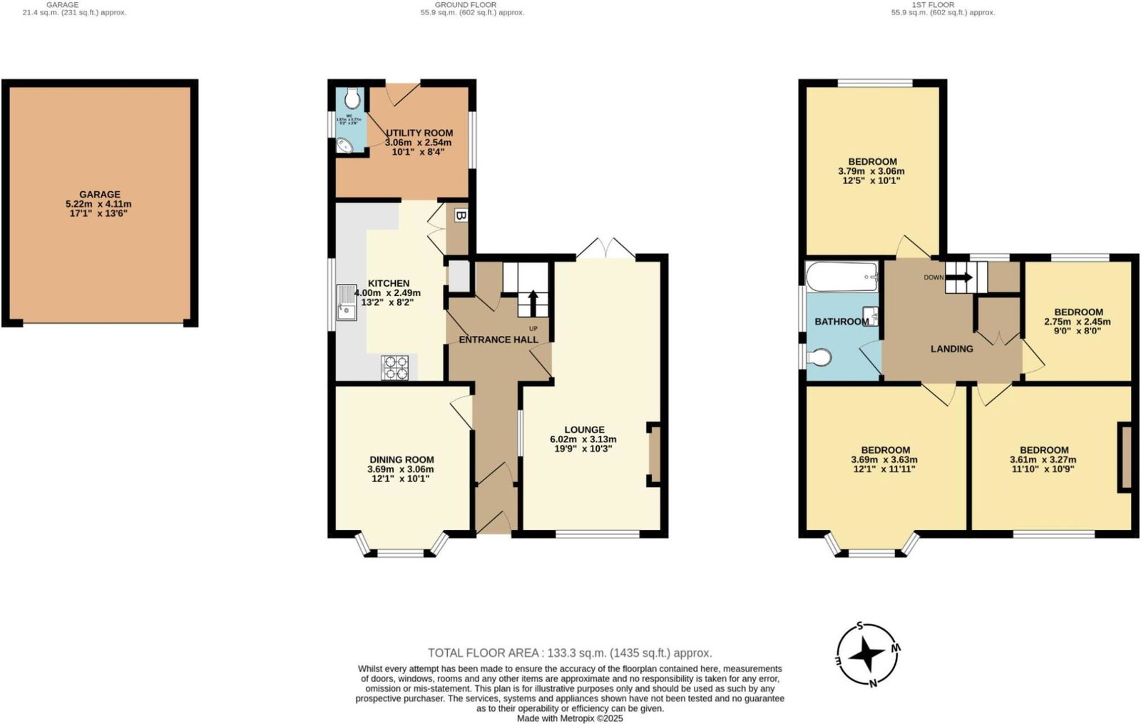 6, Osney Avenue, Paignton floorplan