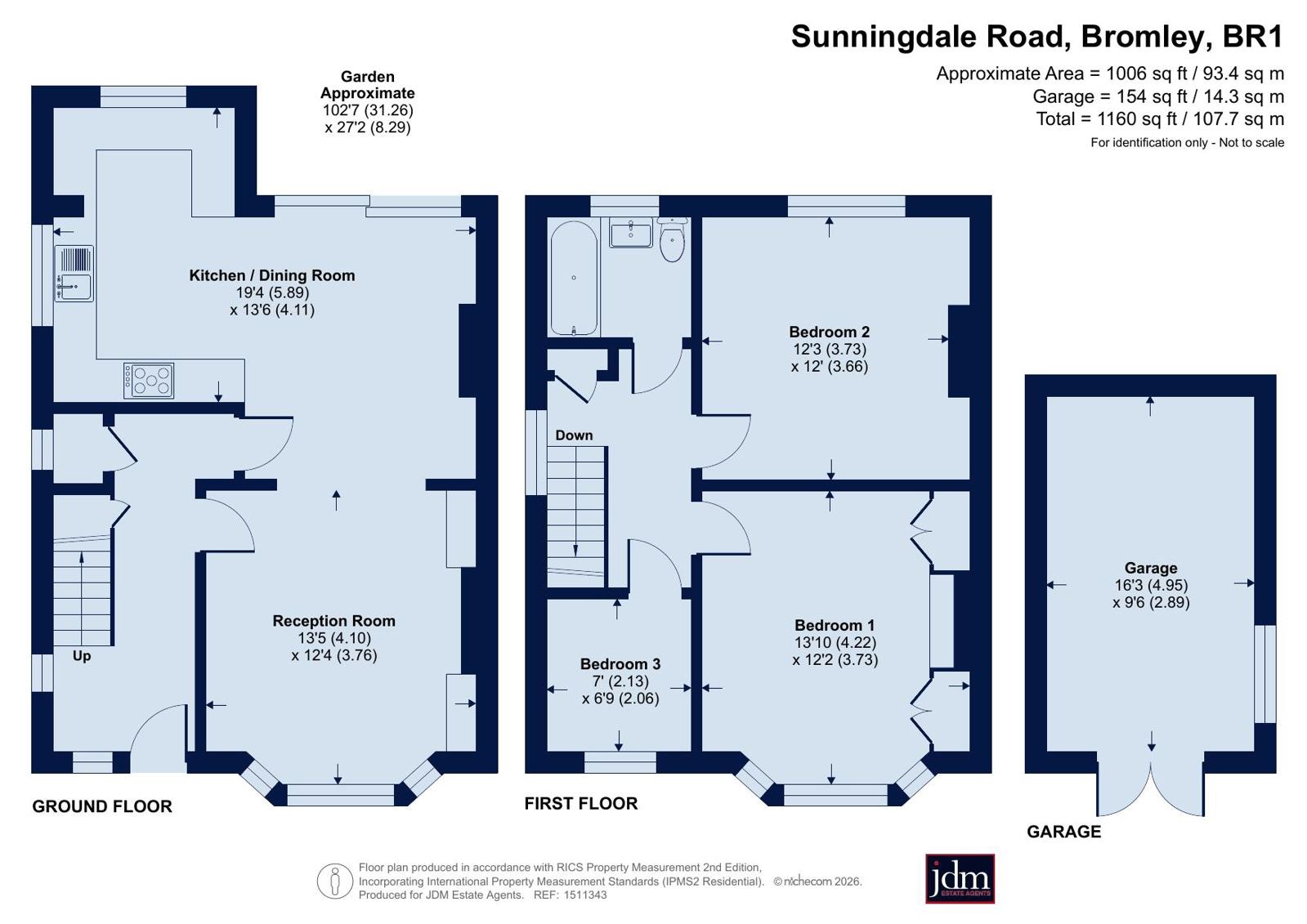 Sunningdale Road, Bromley floorplan