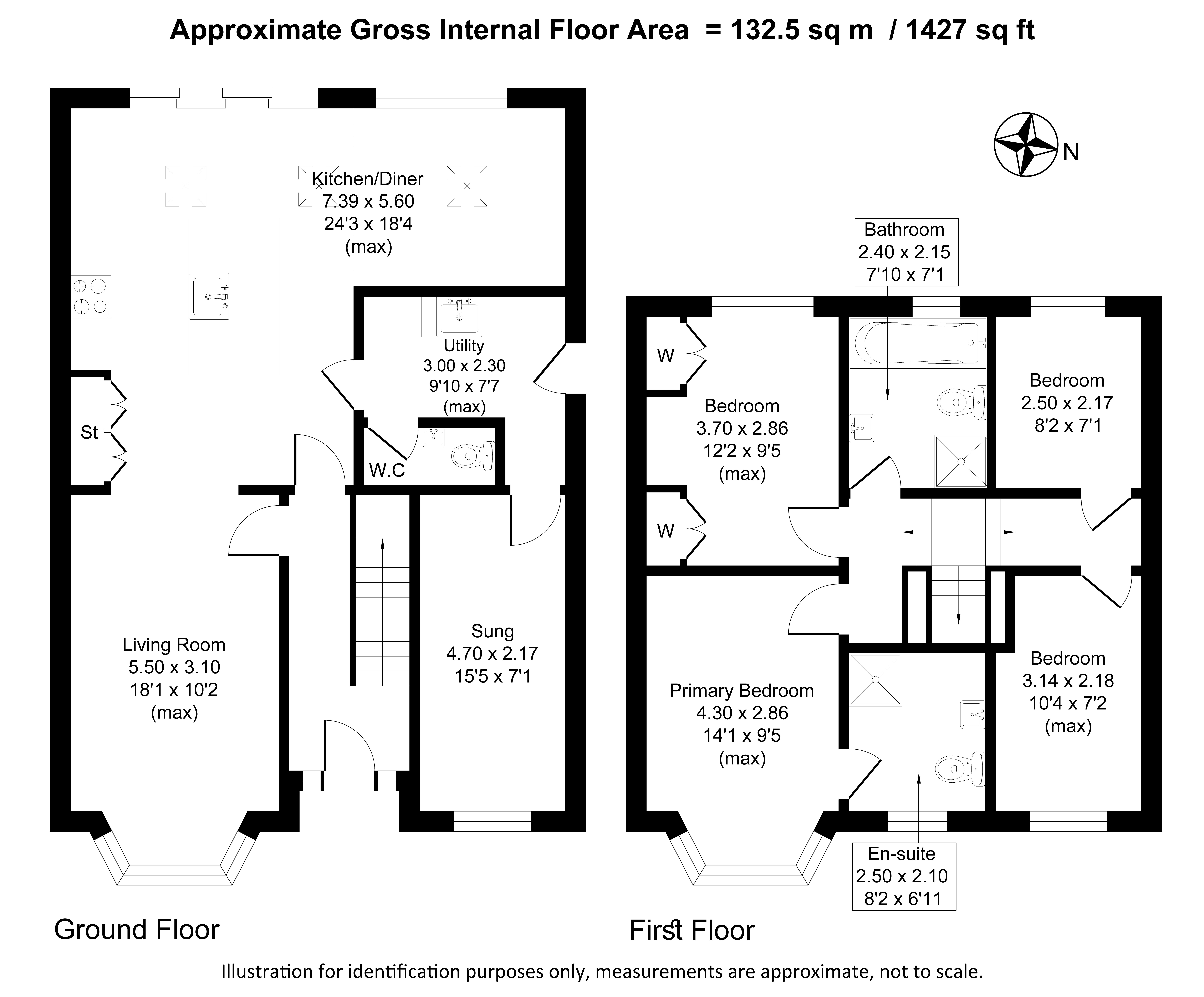 70, Windermere Road, Wilmslow floorplan