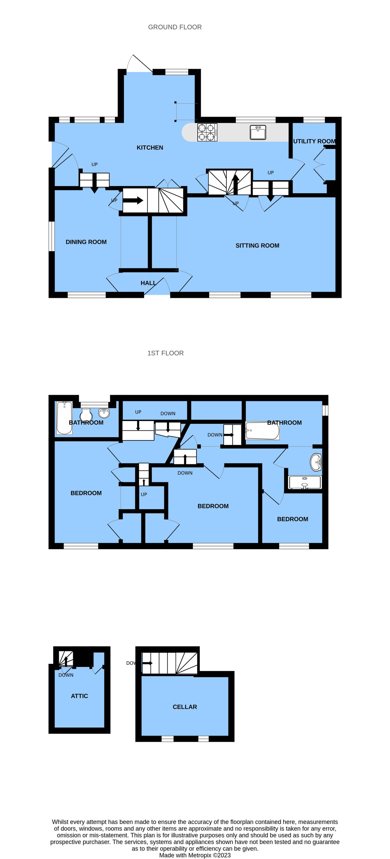 Firtree Cottage, The Street, Sedlescombe floorplan