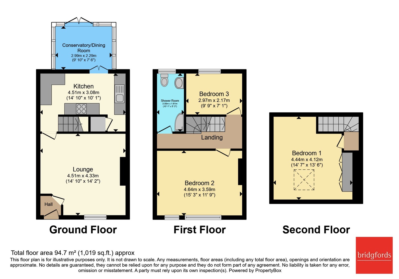 Keighley Road, West Yorkshire floorplan