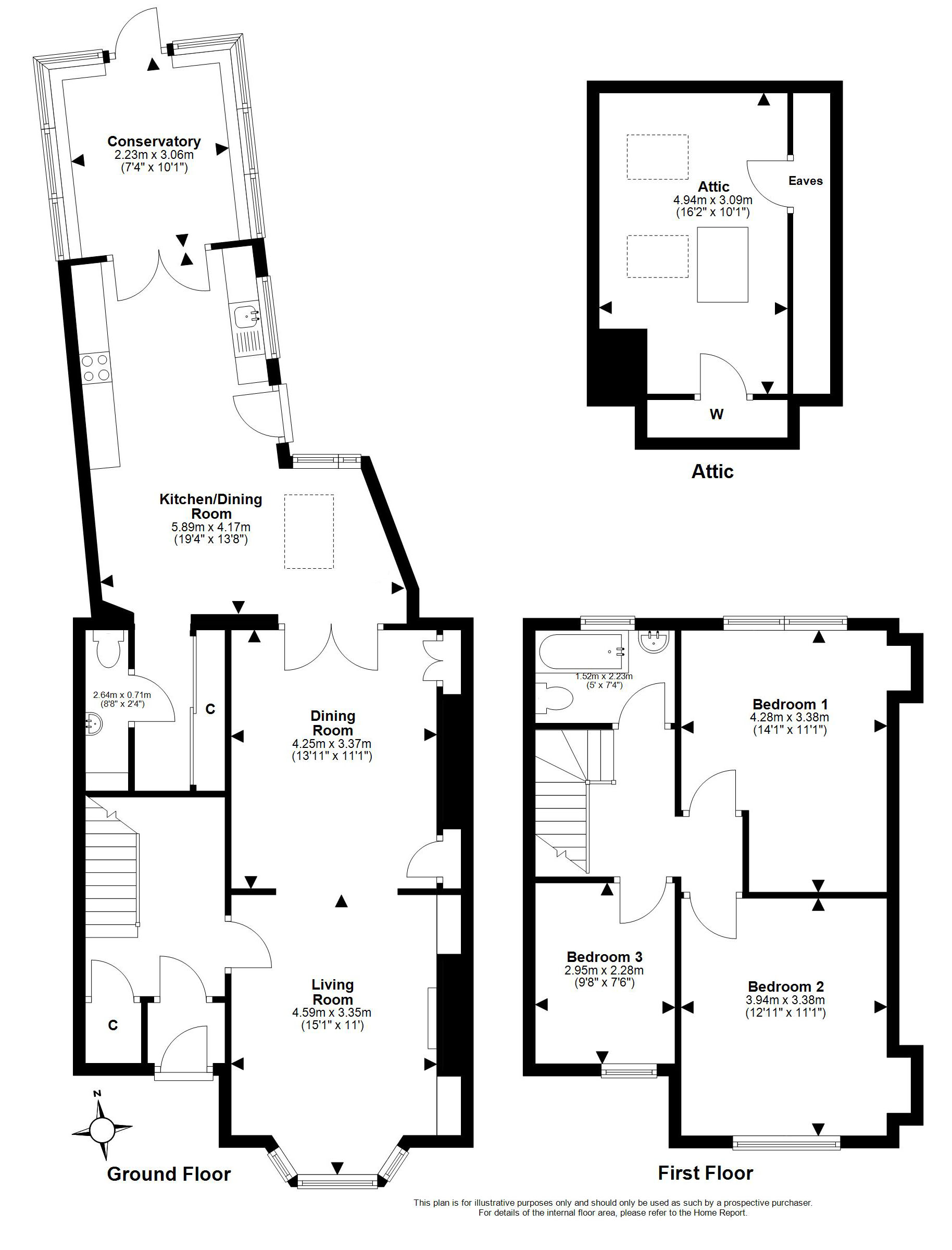 67, Inveresk Road, Musselburgh floorplan
