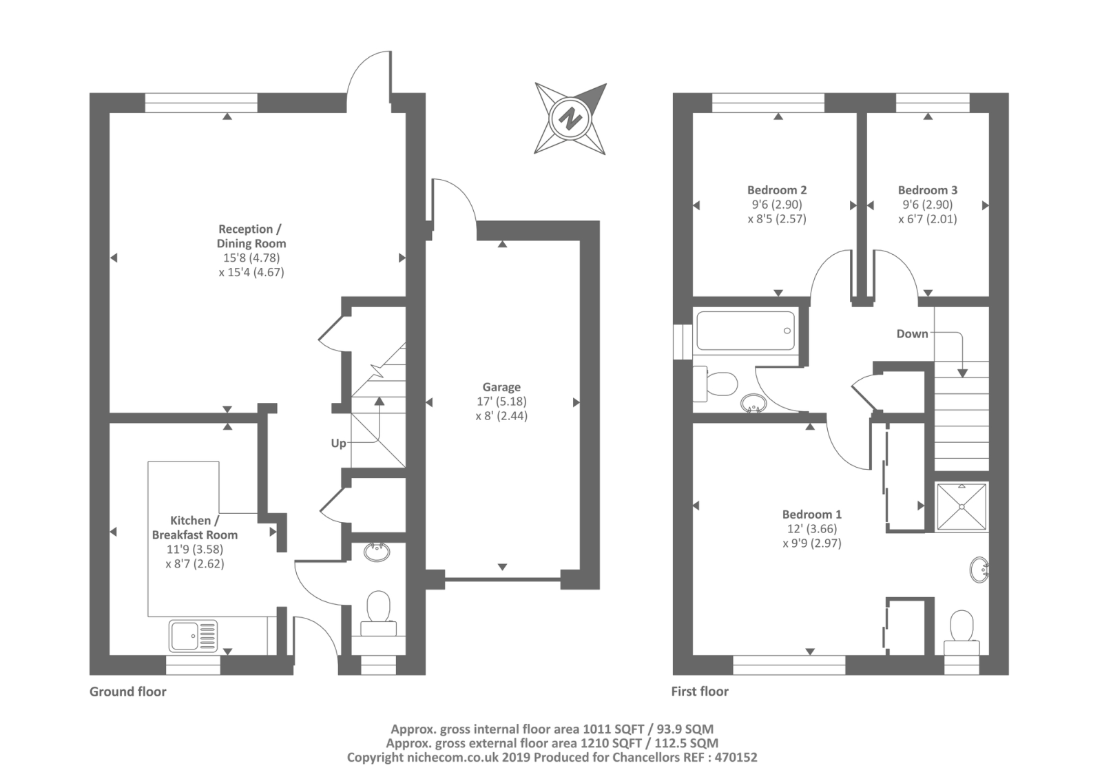 3 Bedrooms Link-detached house to rent in Albert Road, Bagshot GU19