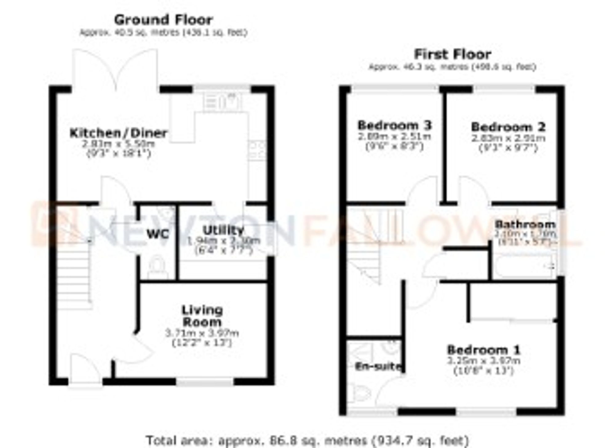 28 Crofters View, Retford floorplan