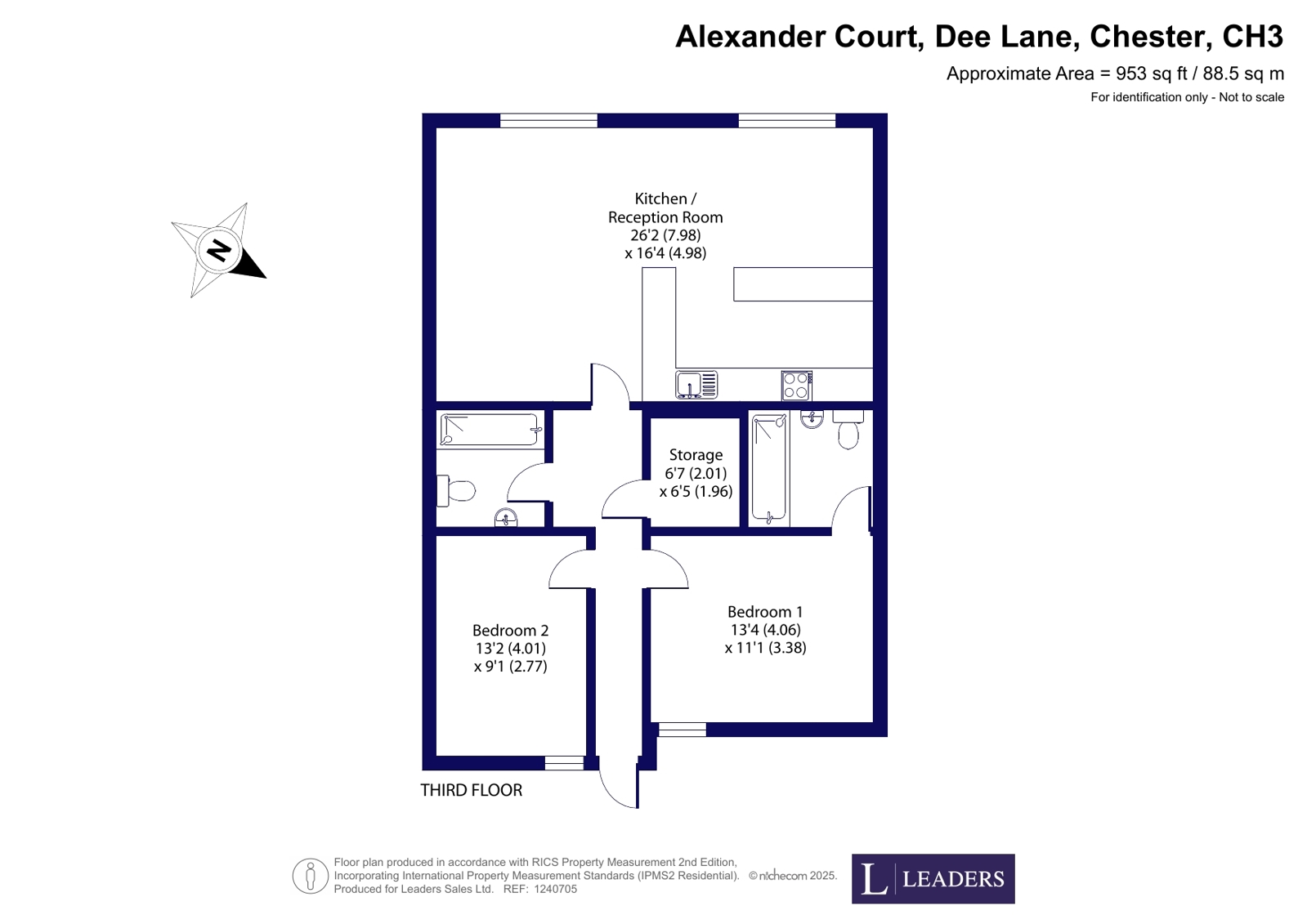 12, Alexander Court, Chester floorplan