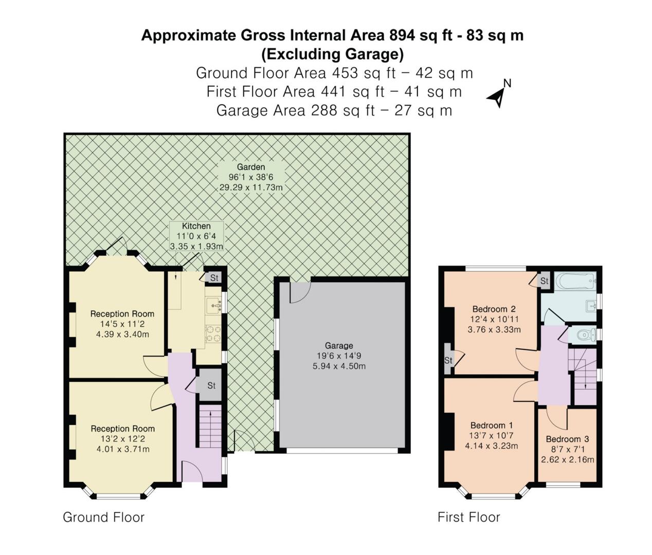 45, Grasvenor Avenue, Barnet floorplan